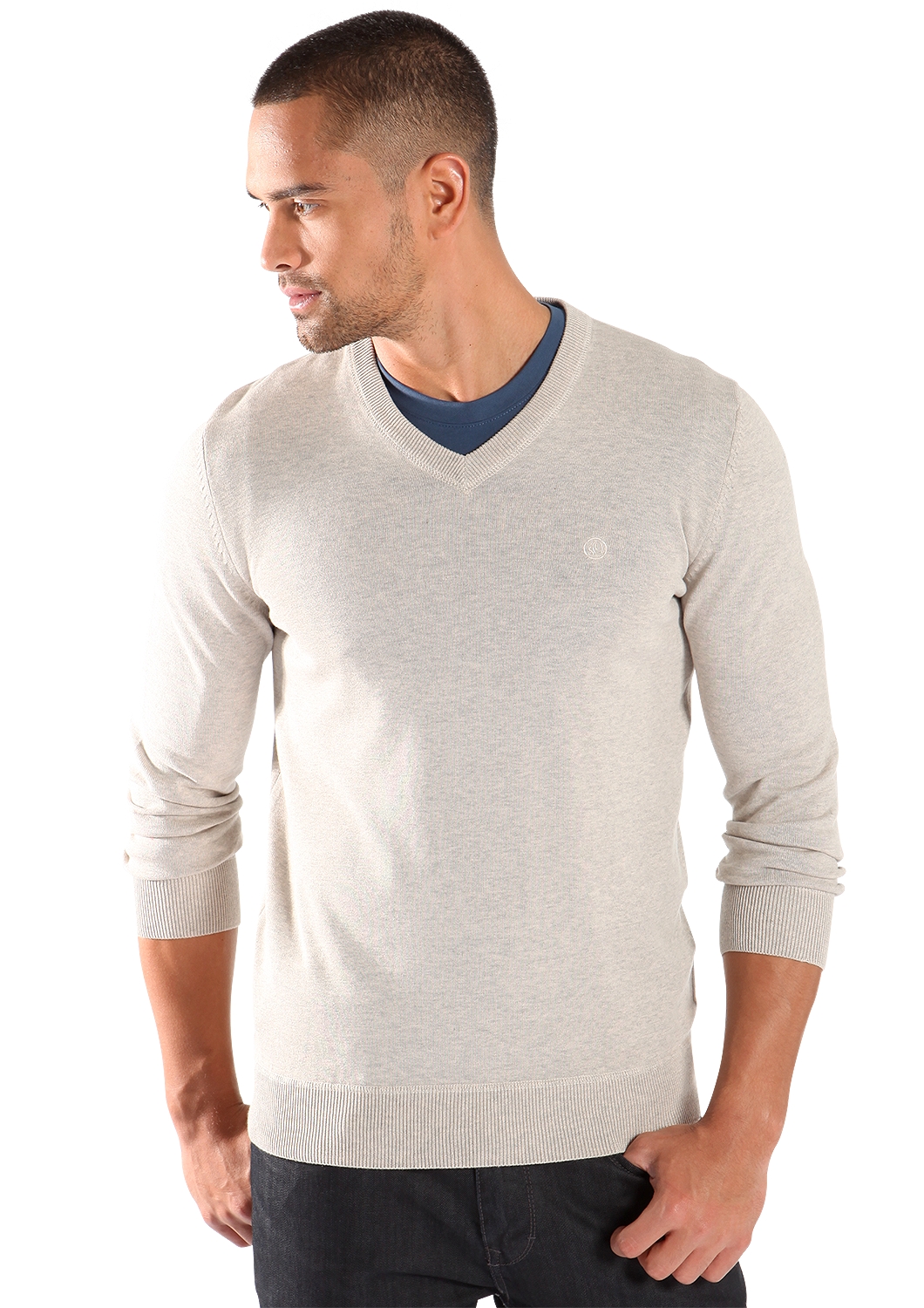 V-Neck-Pullover
