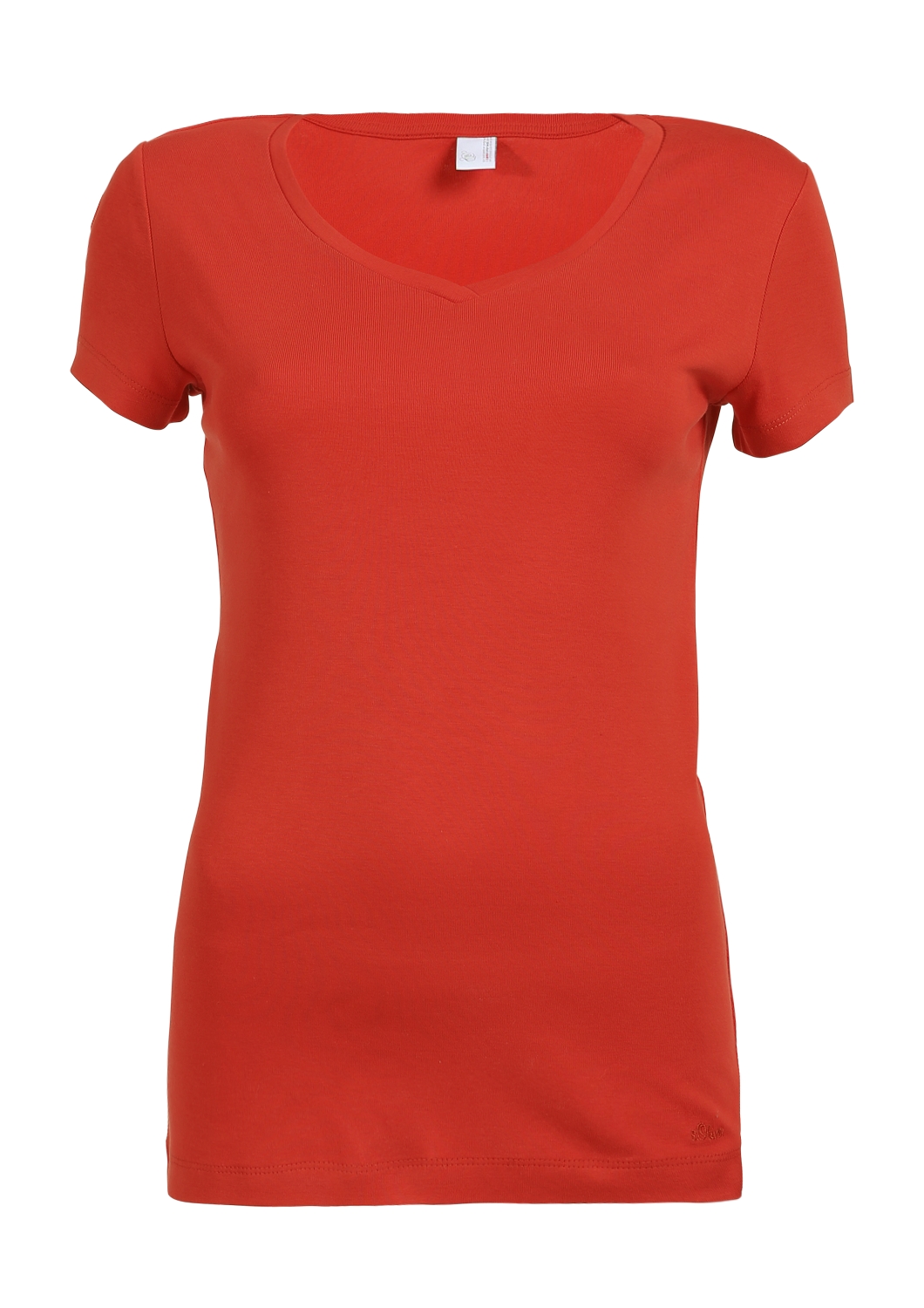 T-Shirt mit V-Ausschnitt