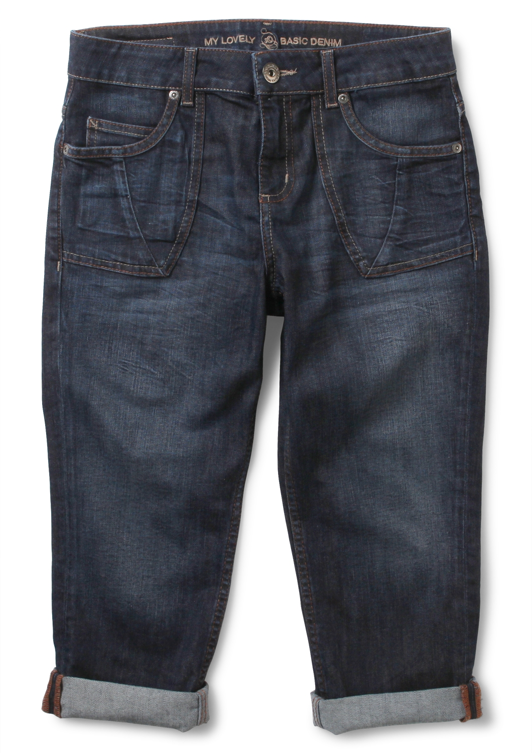 Jeanscaprihose
