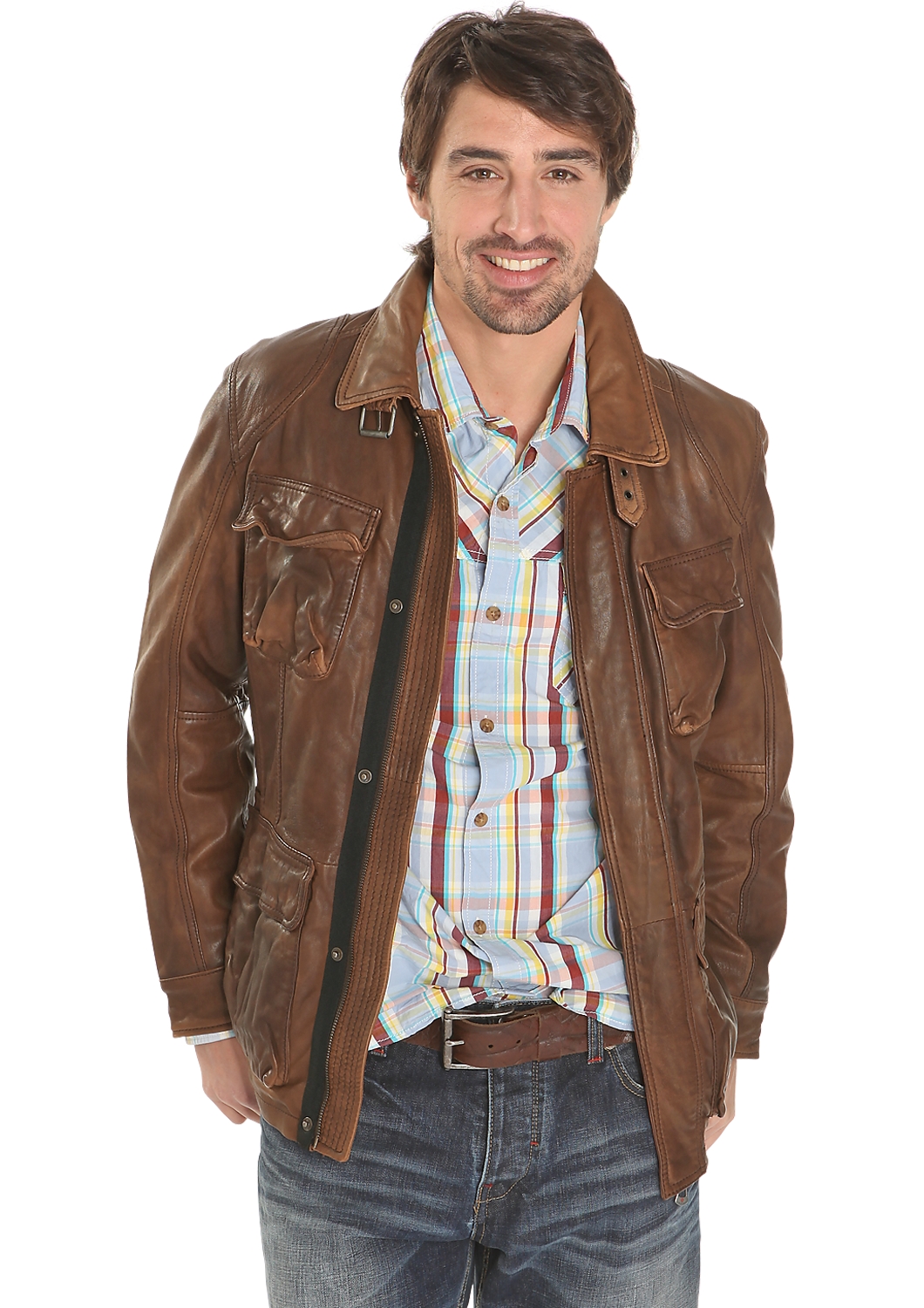 Lederjacke