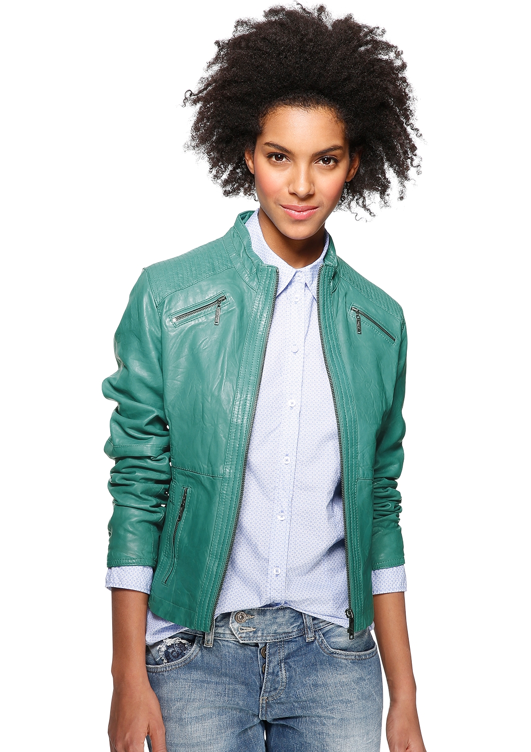 Lederjacke