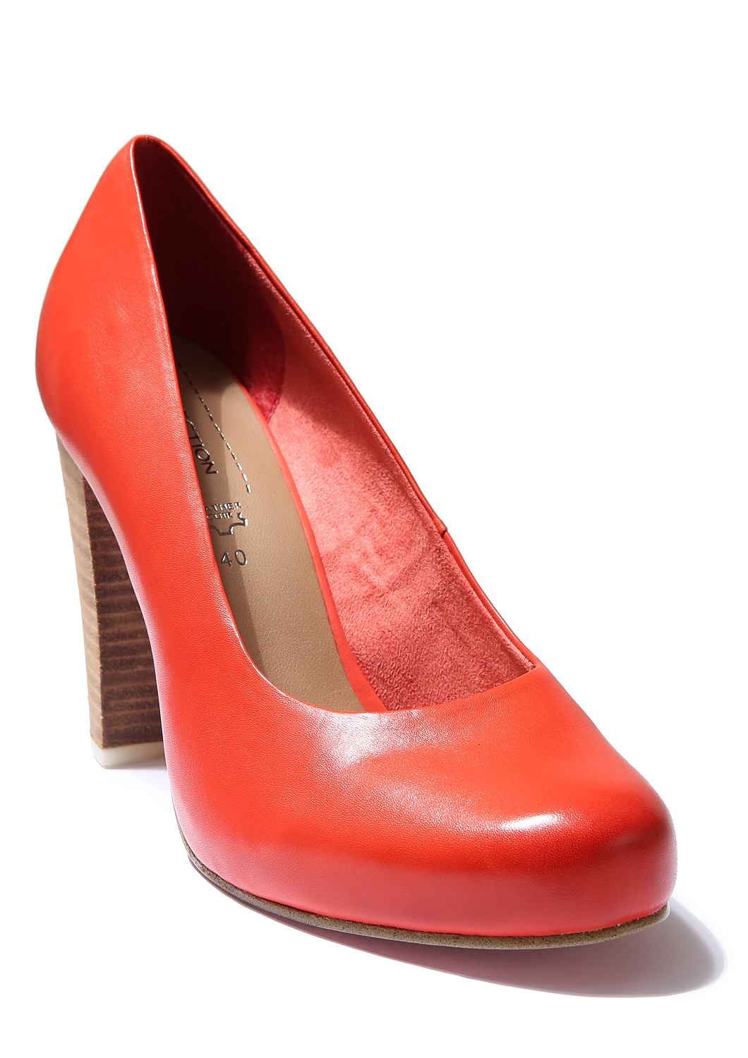 Leren pumps