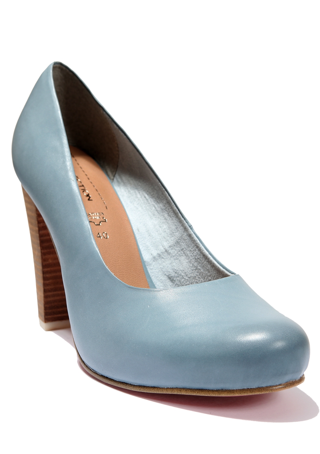 Leren pumps