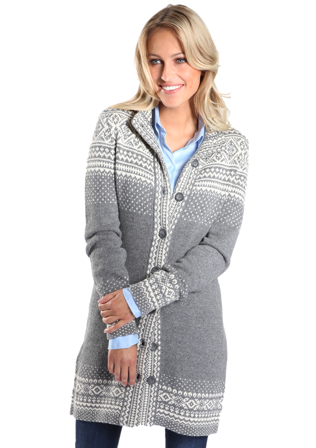 Norweger-Strickjacke