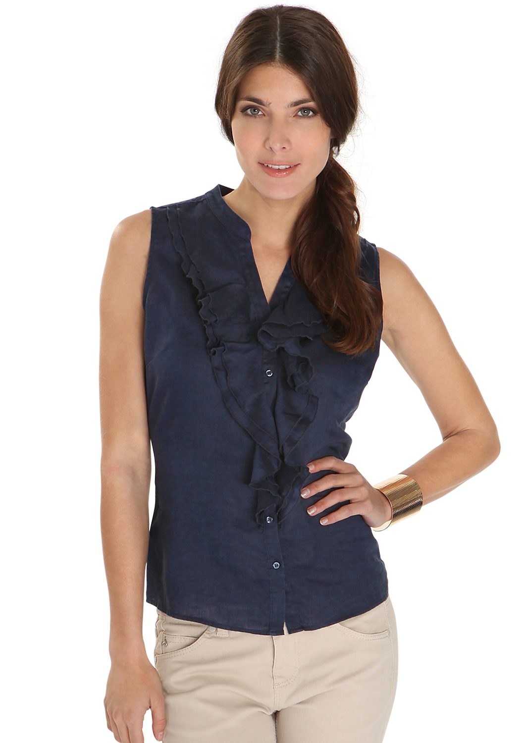 &Auml;rmellose Bluse