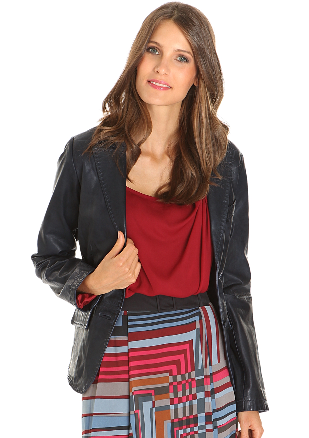 Lederjacke