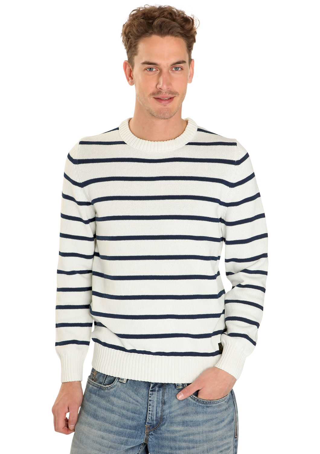 Streifenpullover