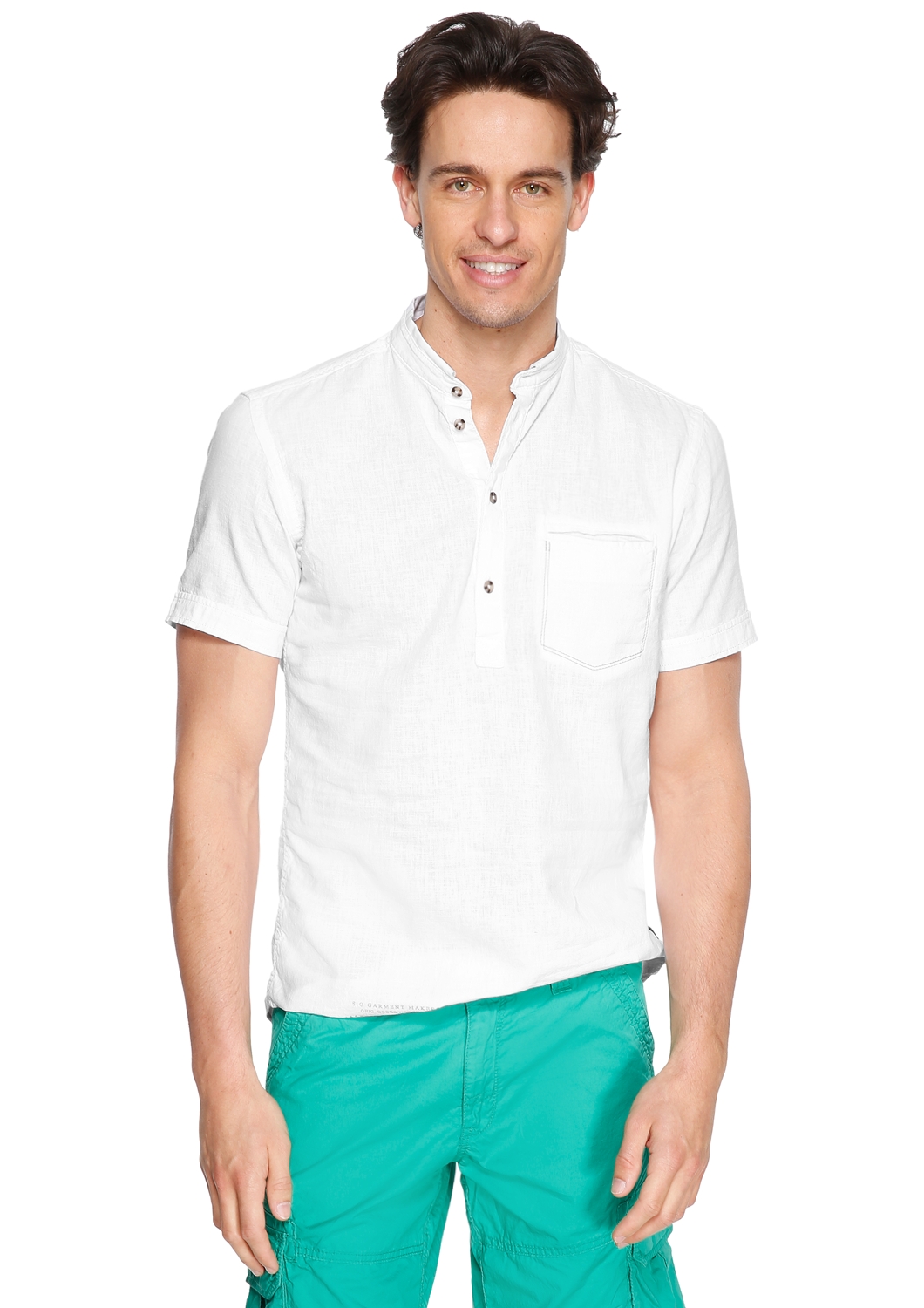 Overhemd Slim Fit, korte mouwen