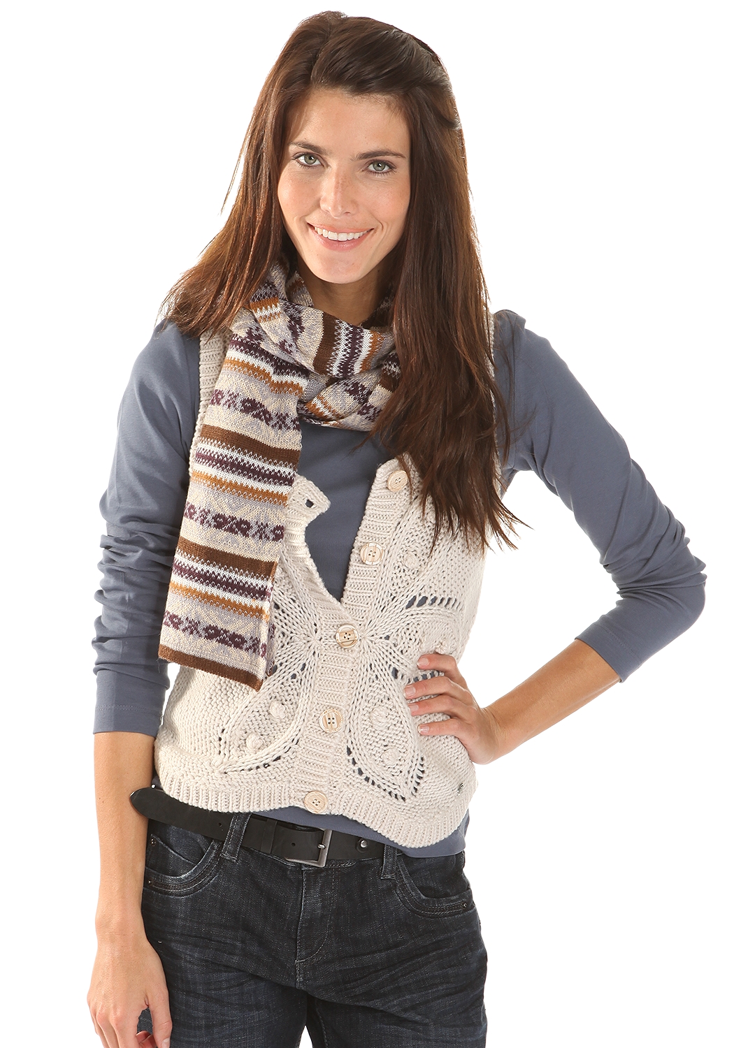 Gebreid vest &ndash; handmade