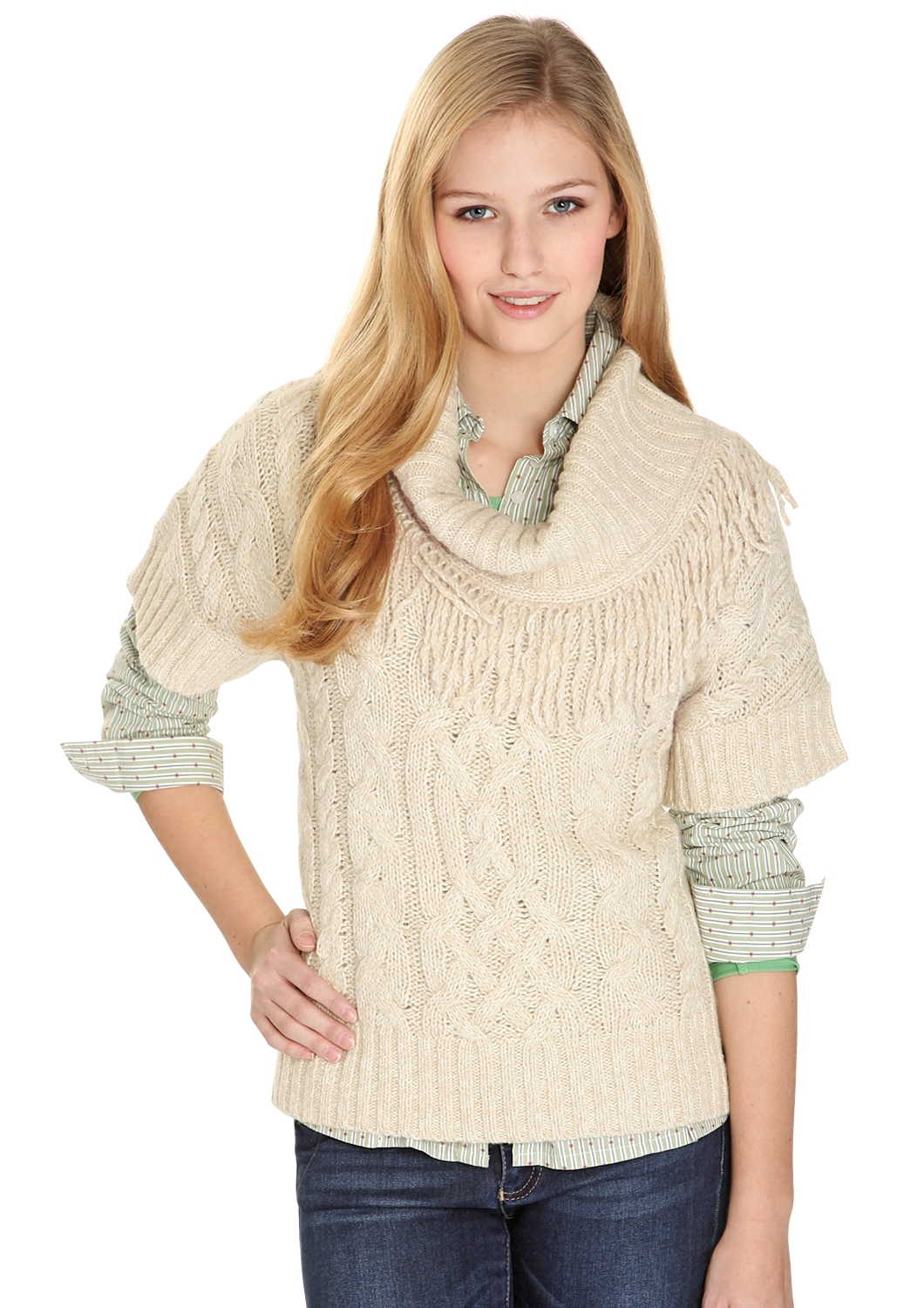 Grobstrickpulli