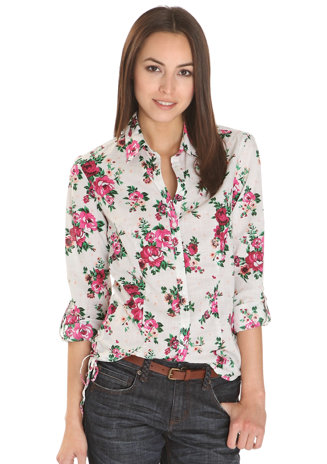 Blumenbluse