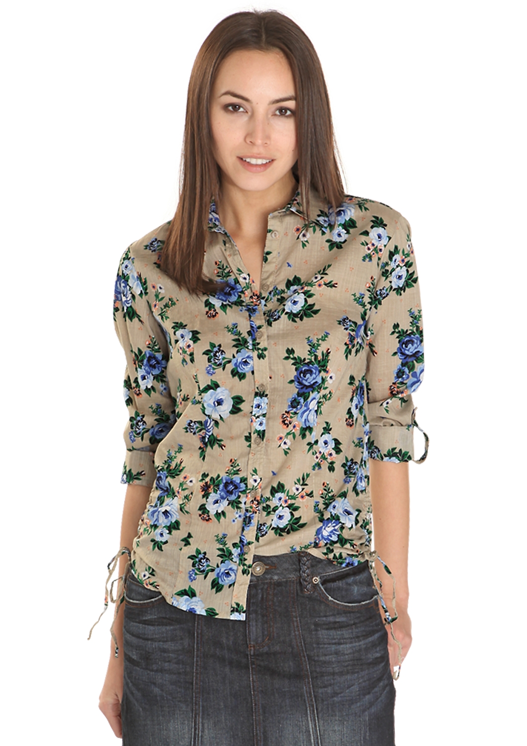 Blumenbluse
