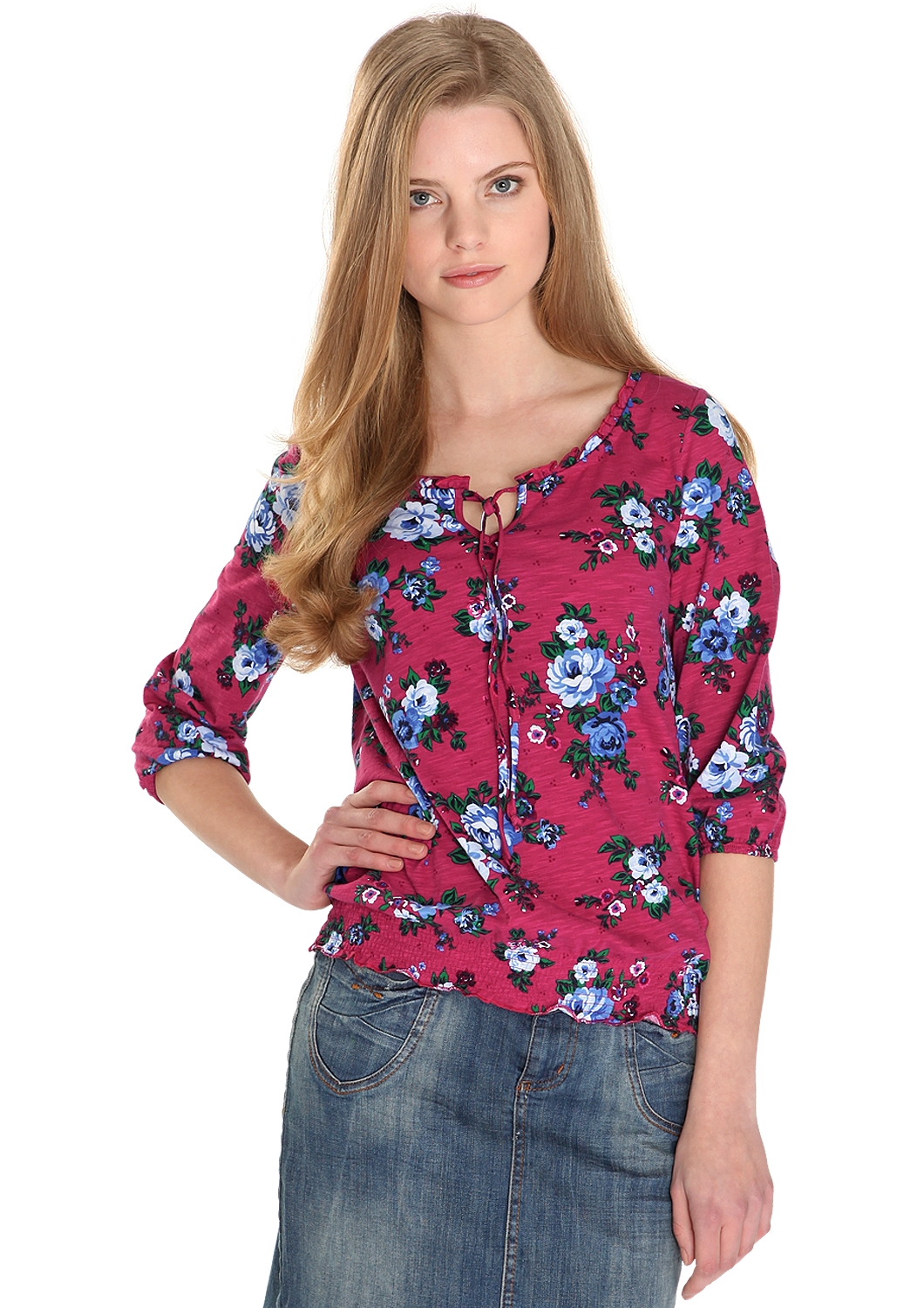 Blumen-Shirt