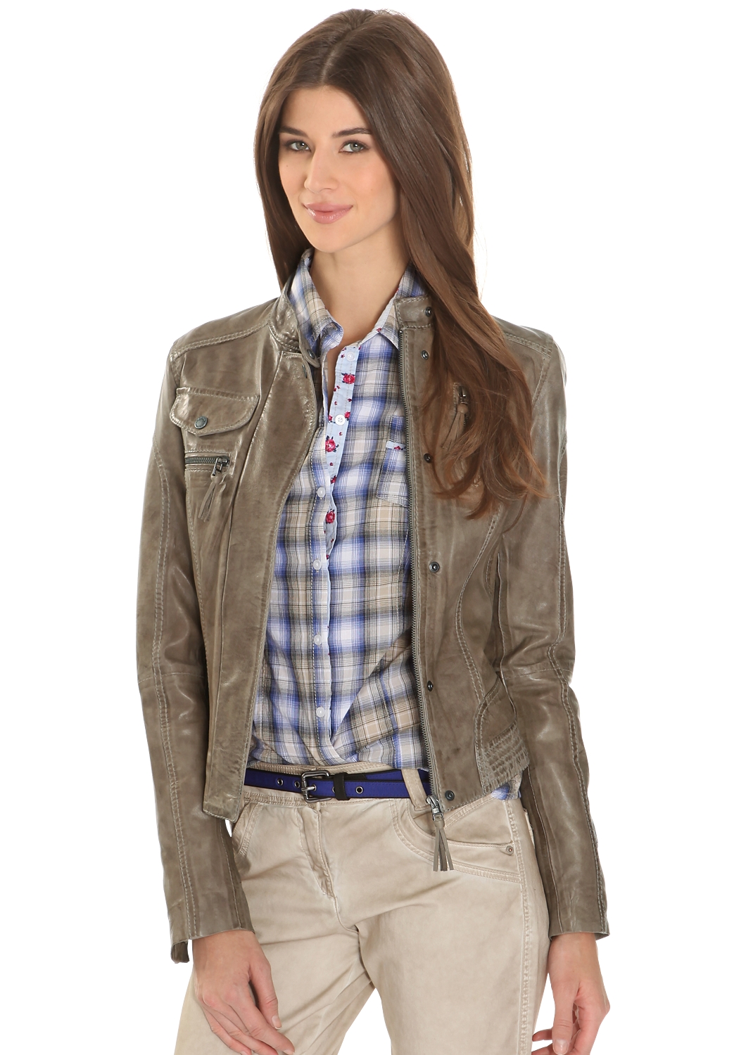 Lederjacke
