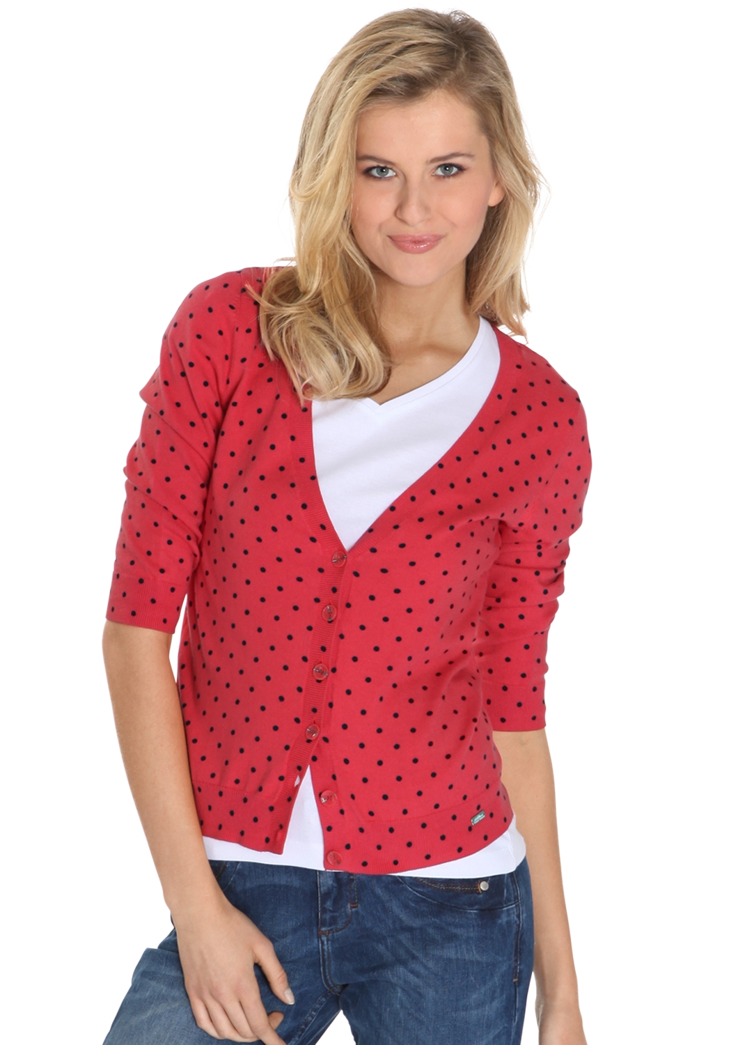 Feinstrickjacke