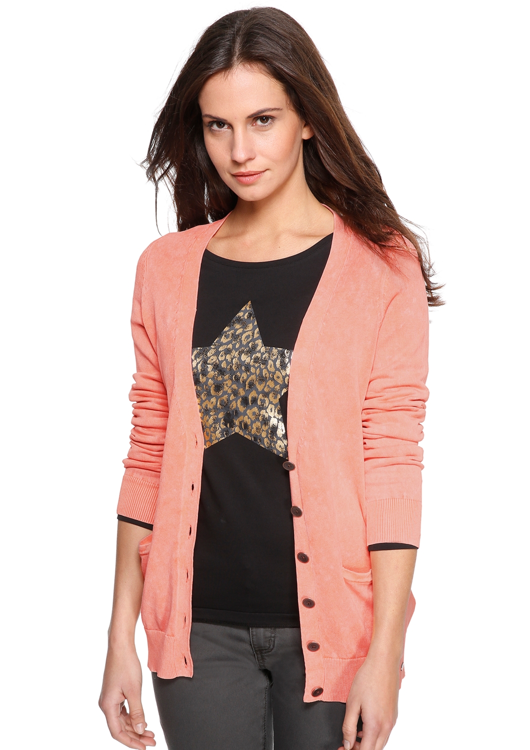 Feinstrickjacke
