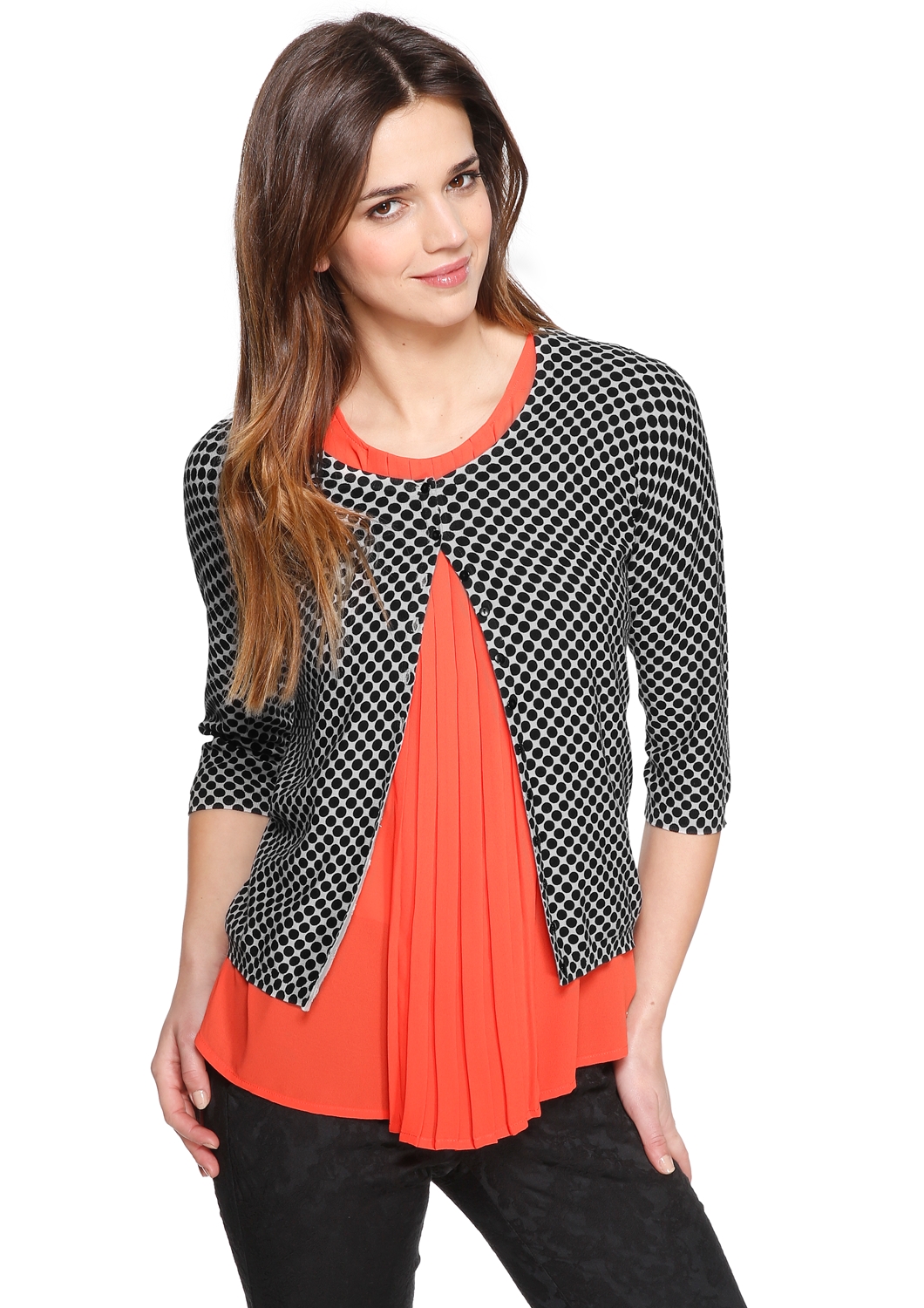 Cardigan mit 3/4-Arm