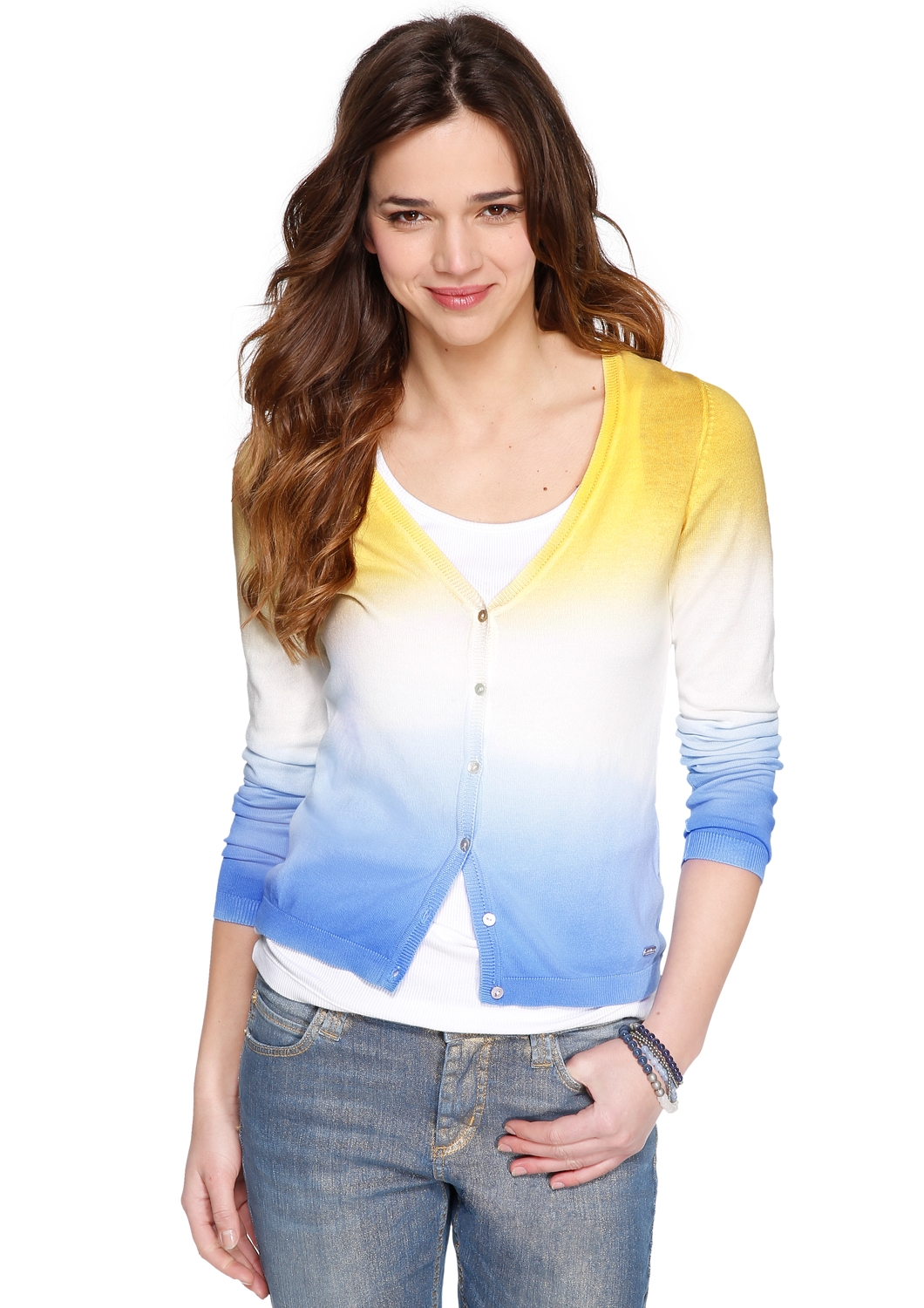 Feinstrickjacke