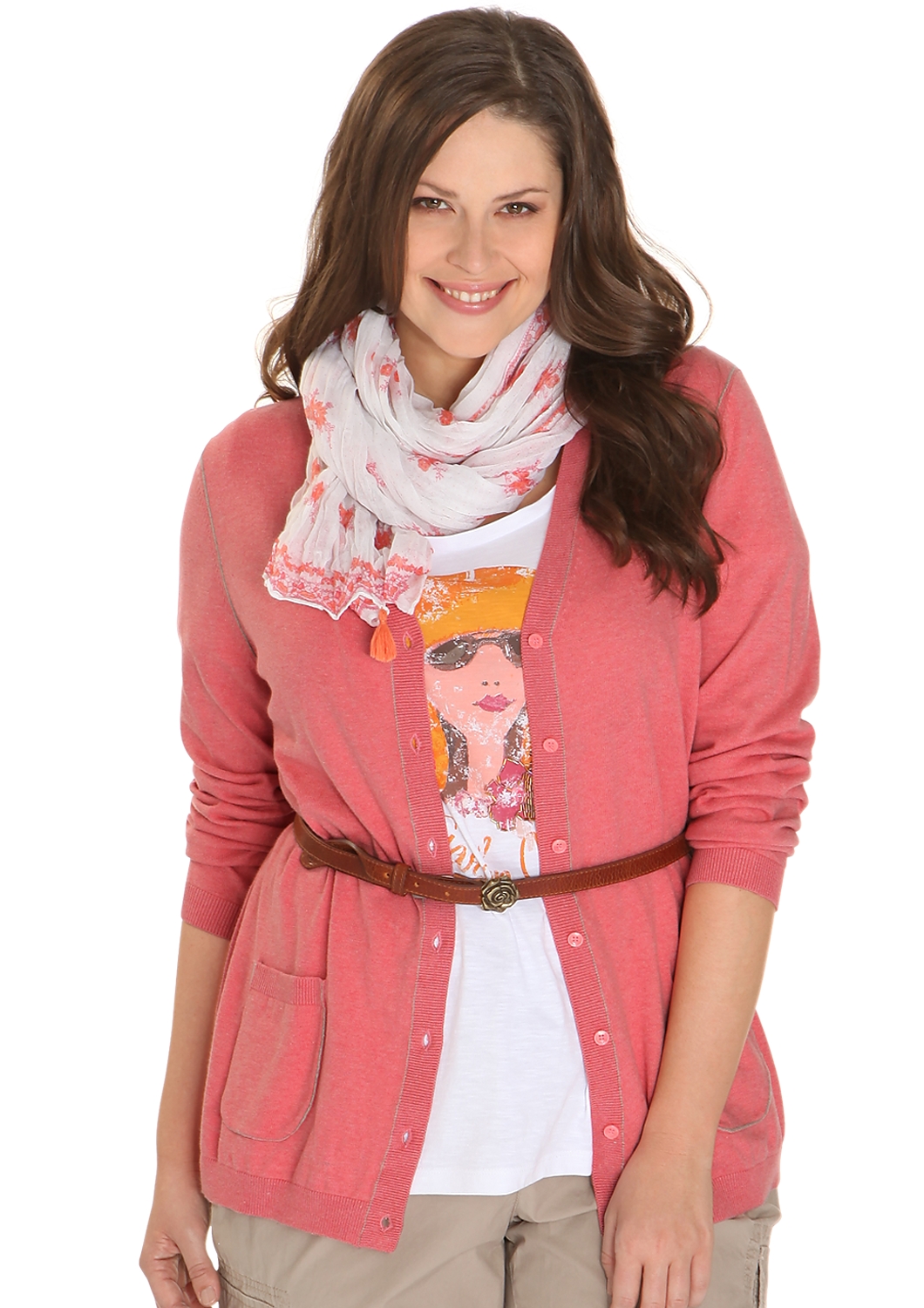 Feinstrickjacke