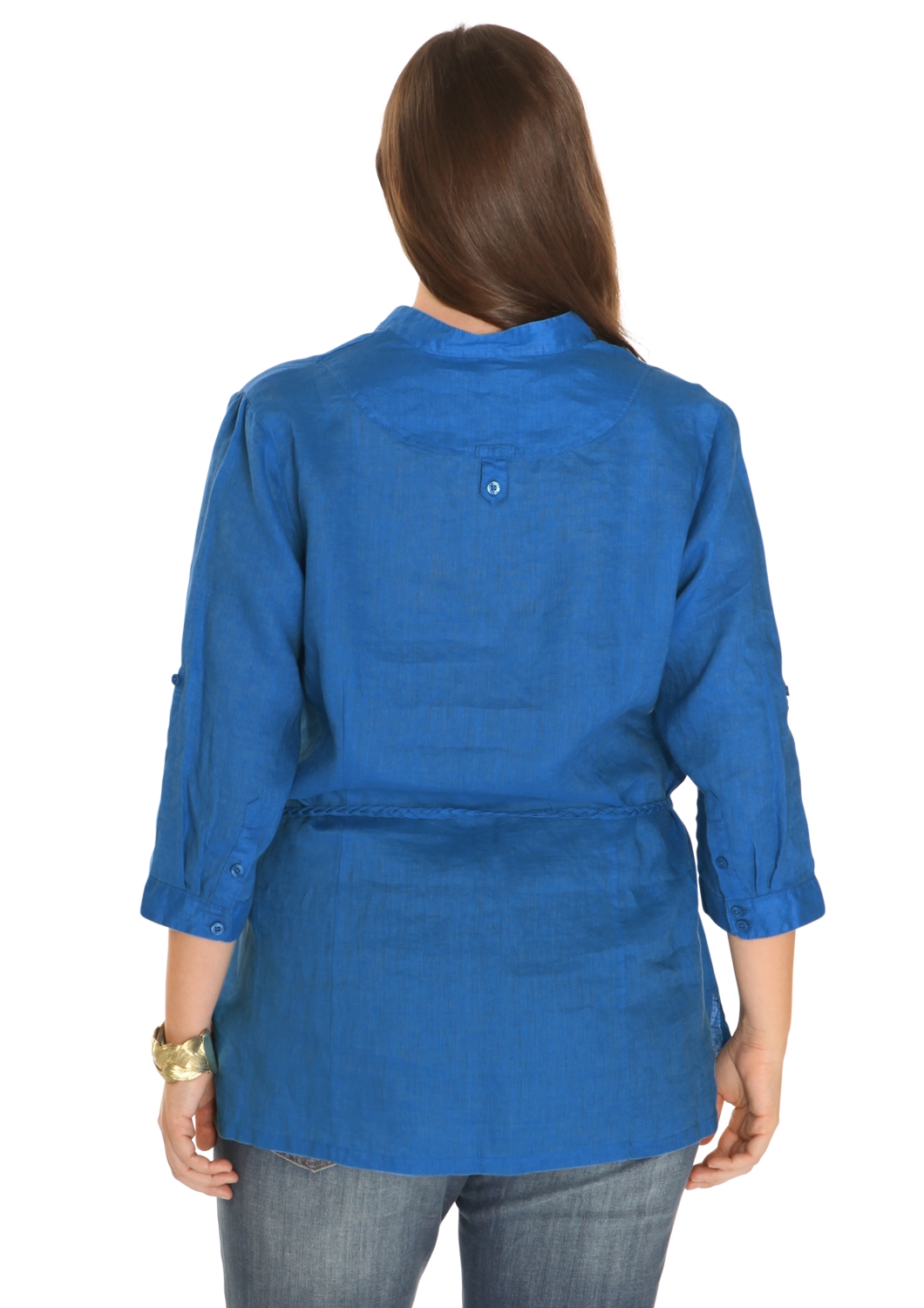 Leinen-Bluse