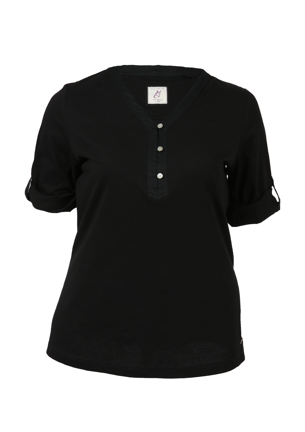 Shirt met 3/4-mouwen