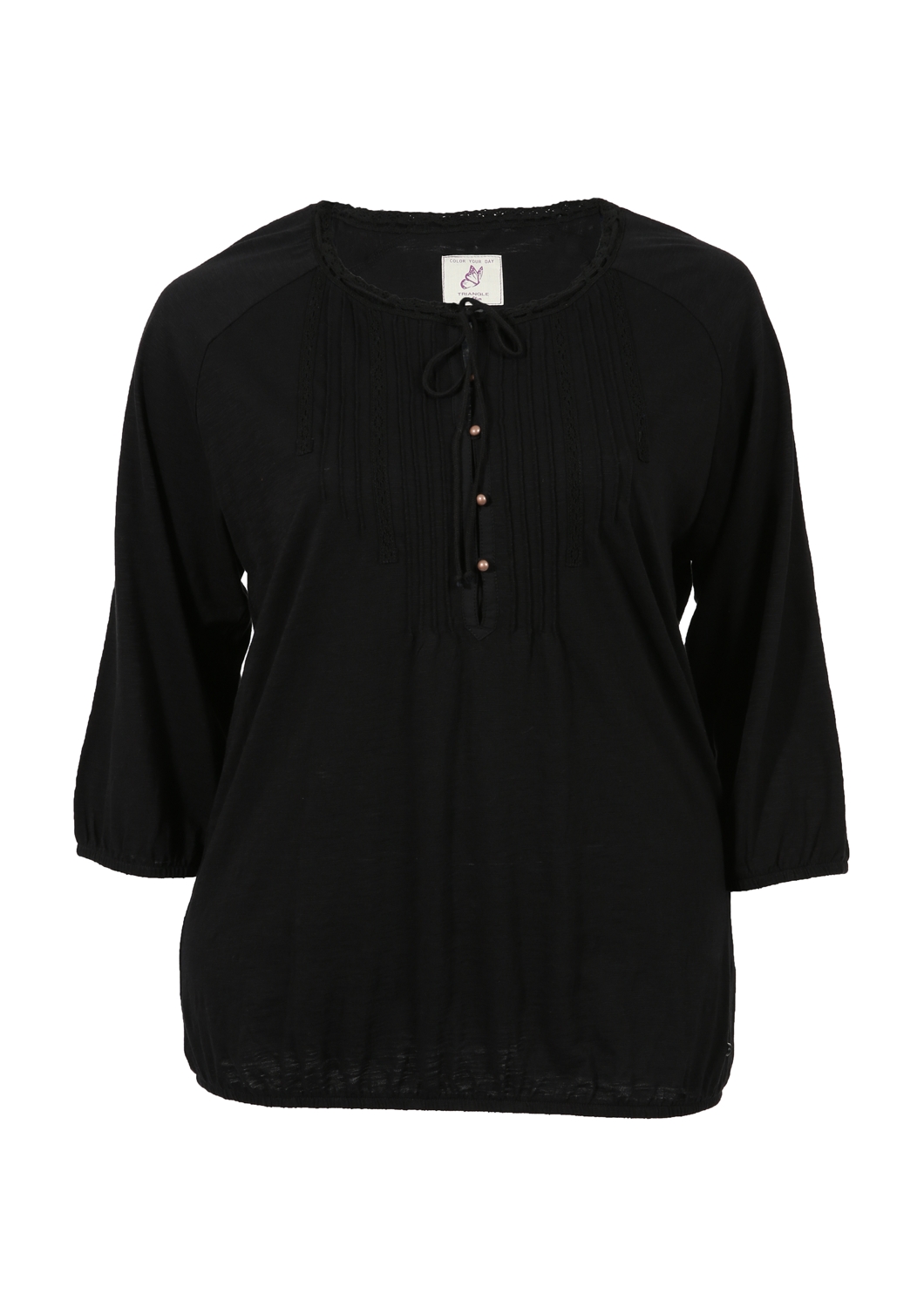 Shirt met 3/4-mouwen