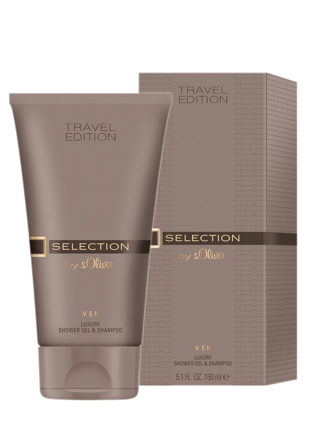 Travel Edition SELECTION by s.Oliver Men - Luxury Shower Gel & Shampoo 150 ml