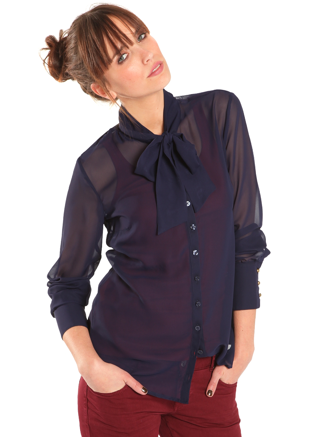 Chiffonbluse