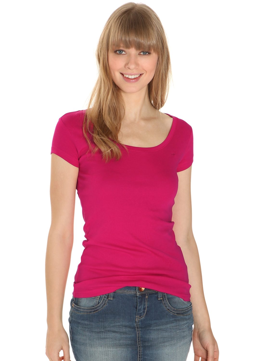Rundhals-Shirt
