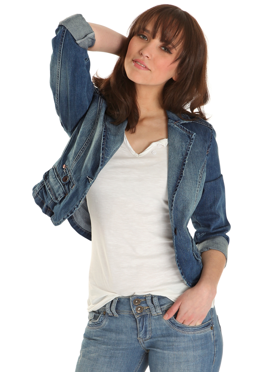 Denim-Blazer