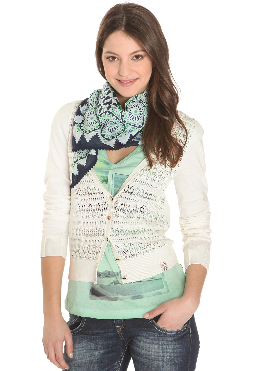 Feinstrickjacke