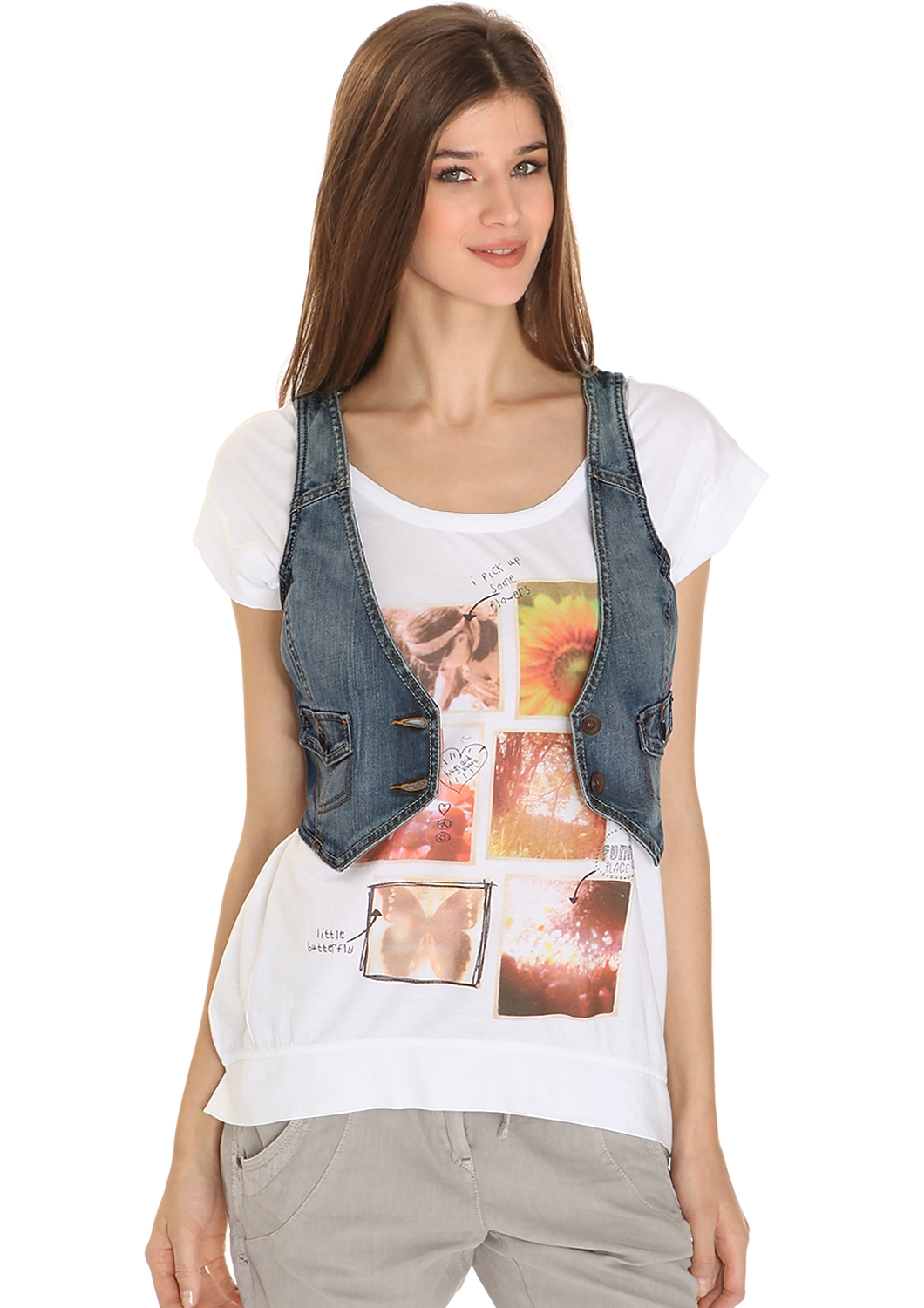 Jeansgilet