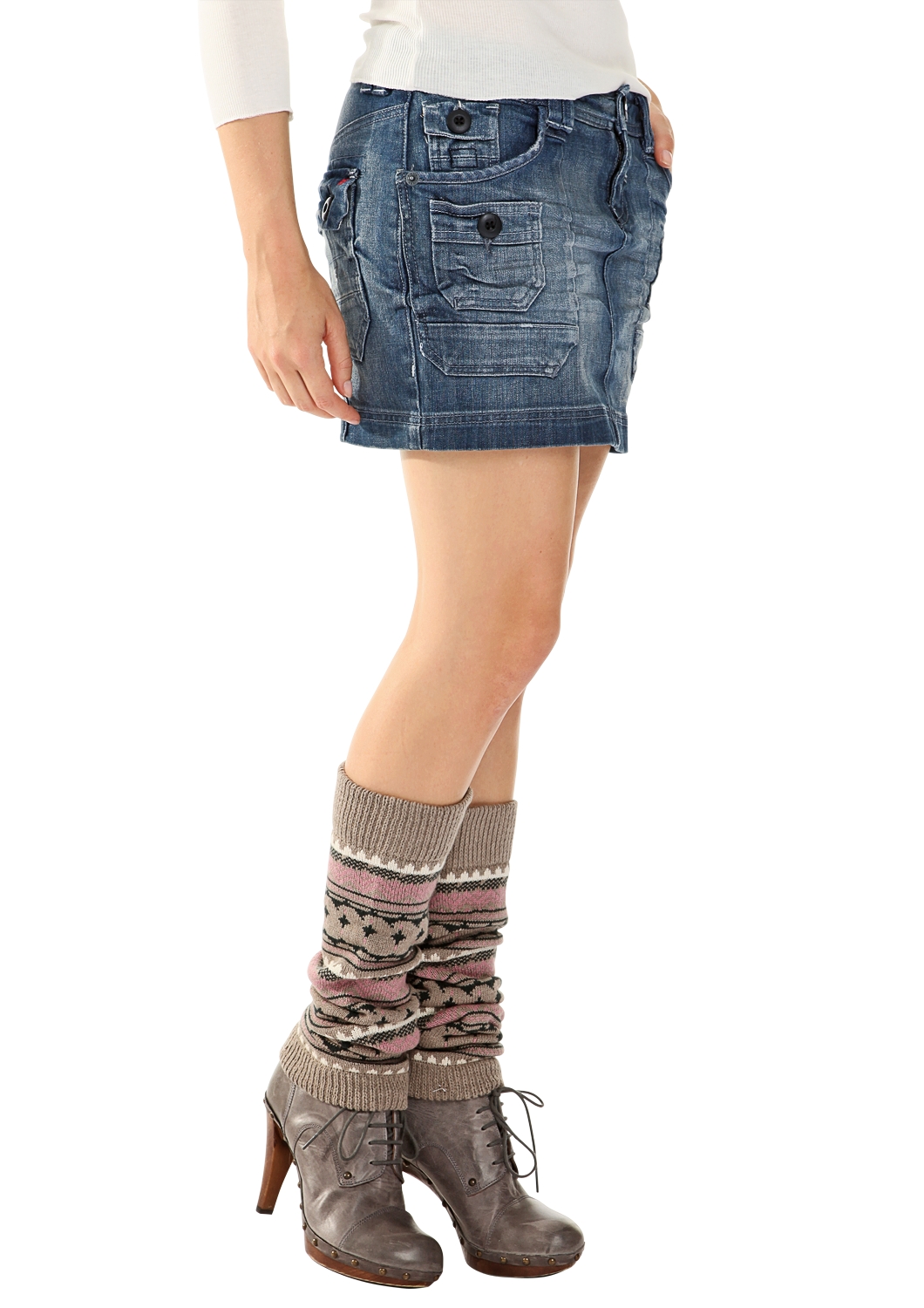 JEANS DENIMSKIRT