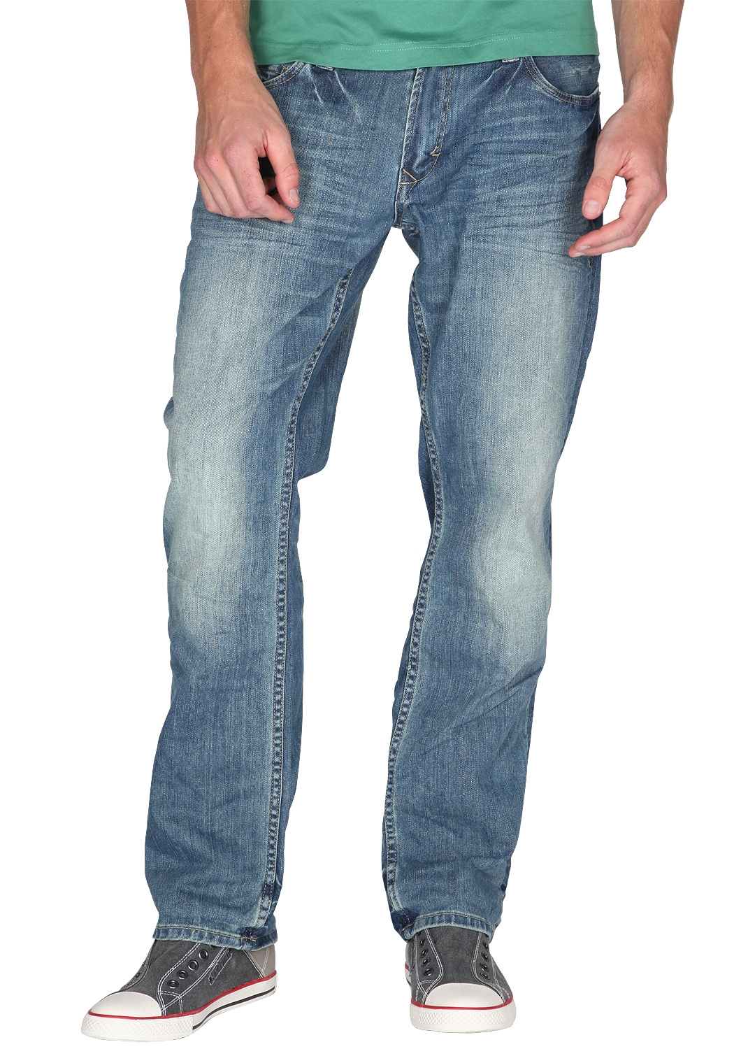 John: Gerade Jeans, Hipster Straight