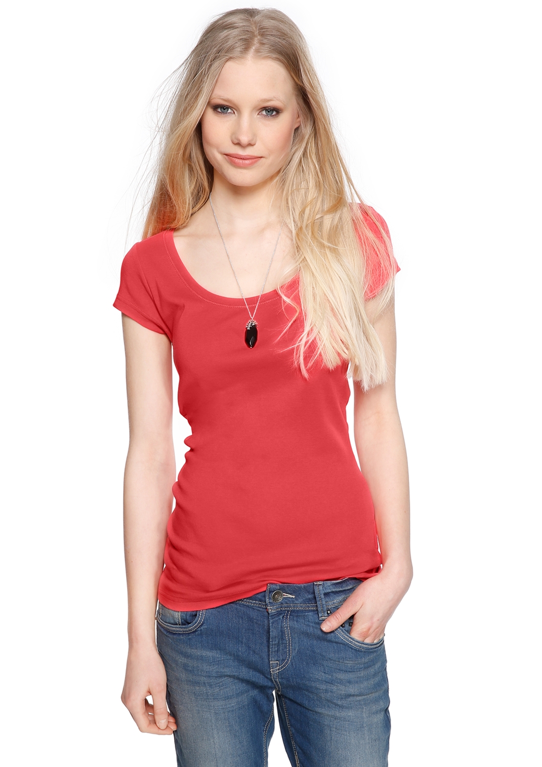 Rundhals-Shirt