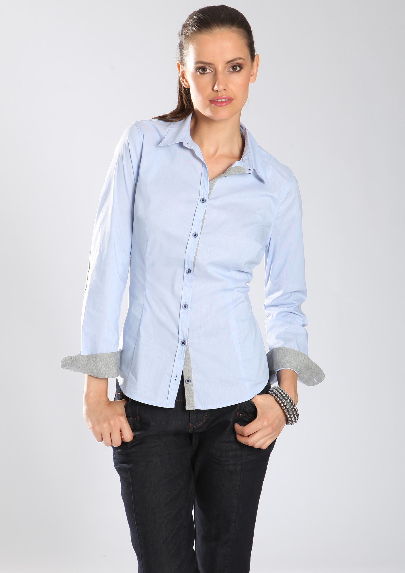 Streifen-Bluse