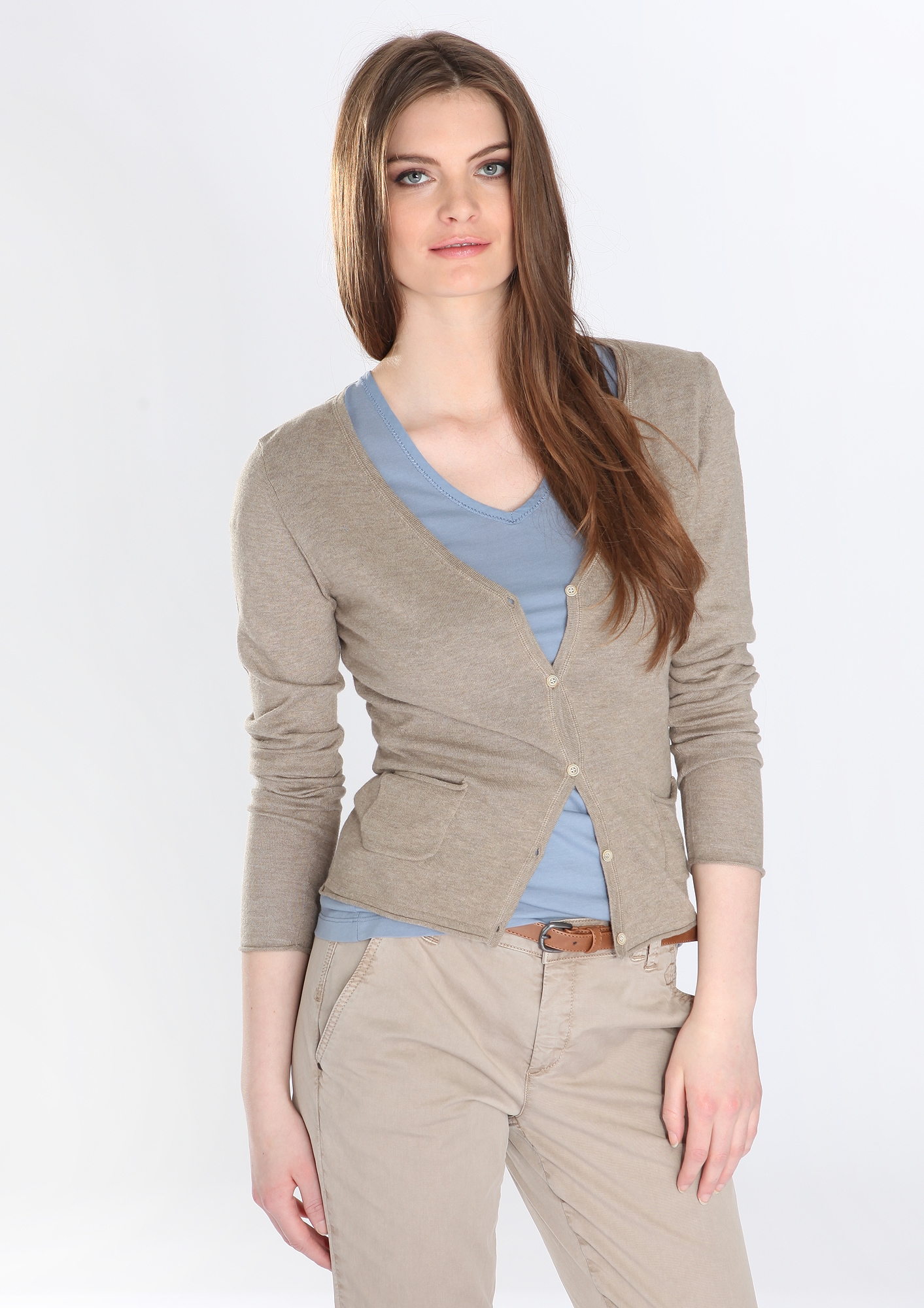 Feinstrickjacke
