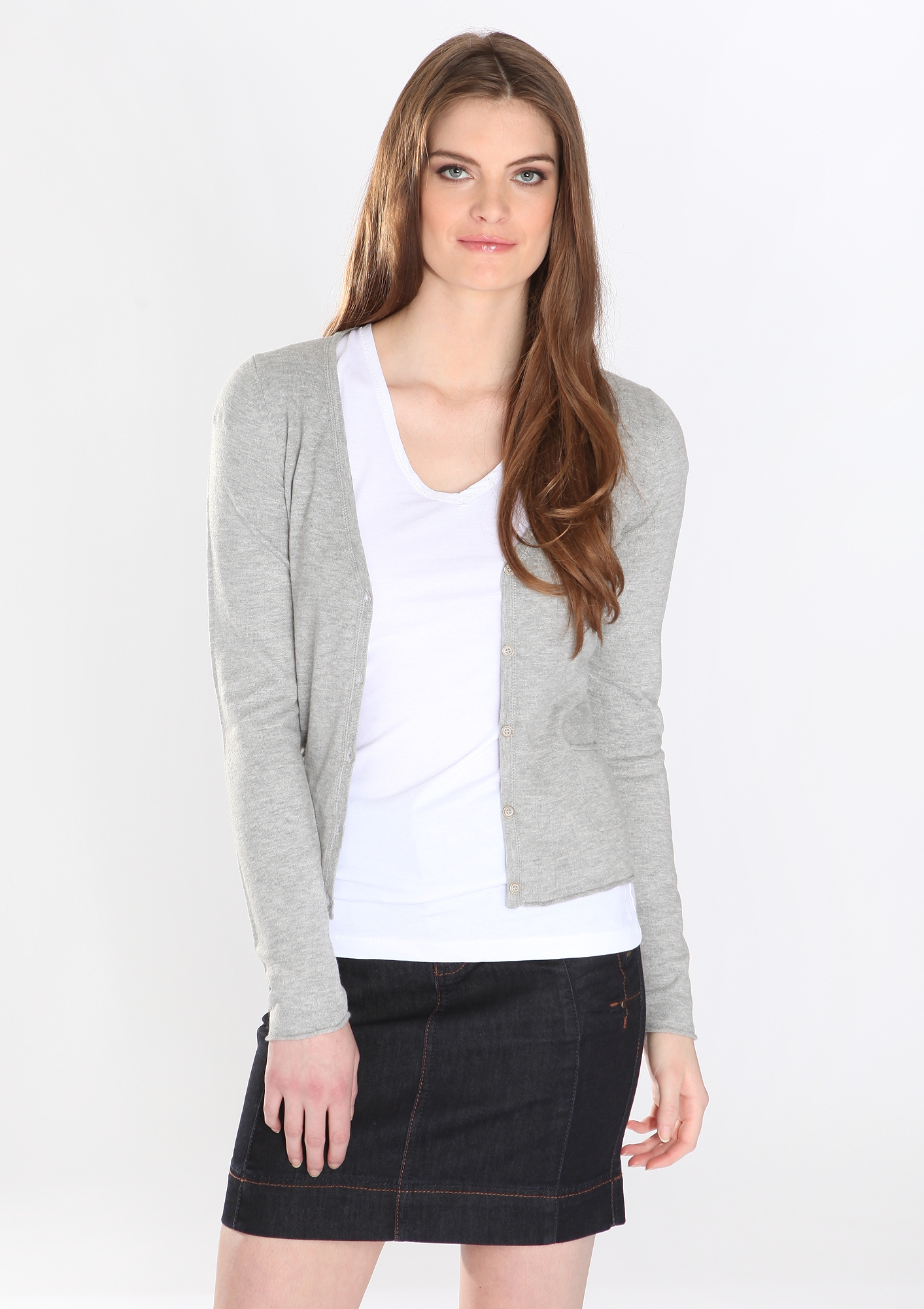 Feinstrickjacke