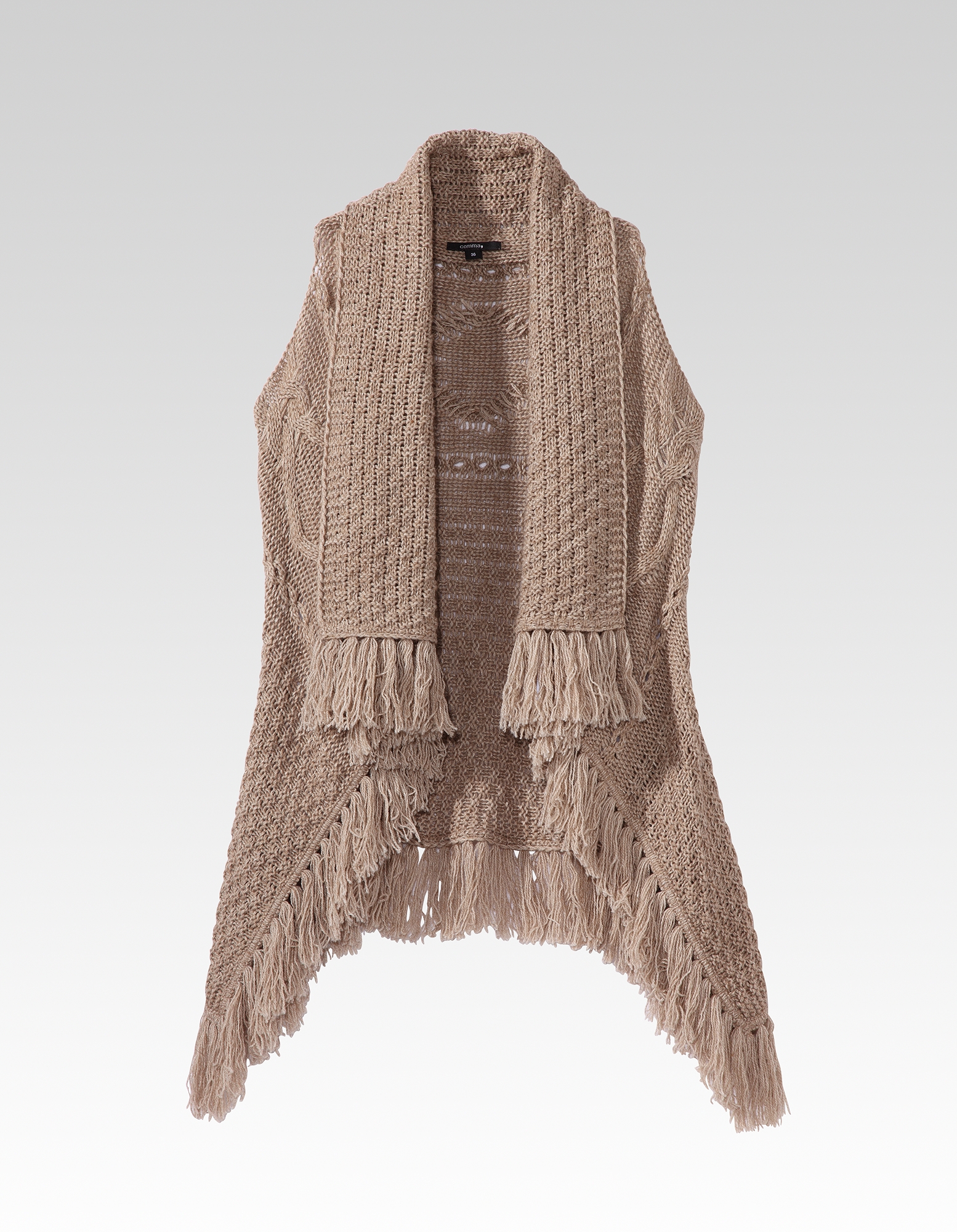 Strickweste mit Wollanteil