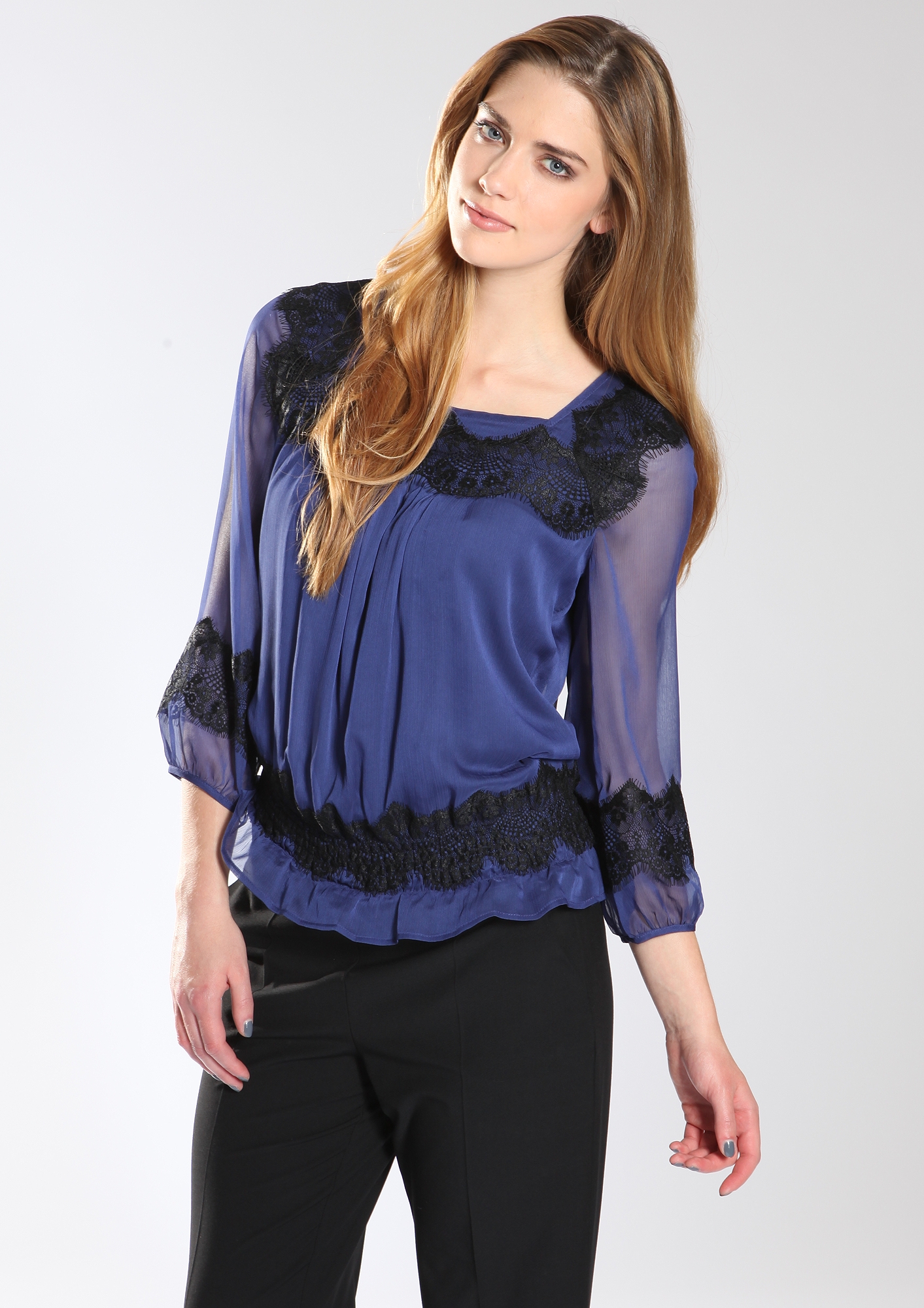 Chiffon-Bluse