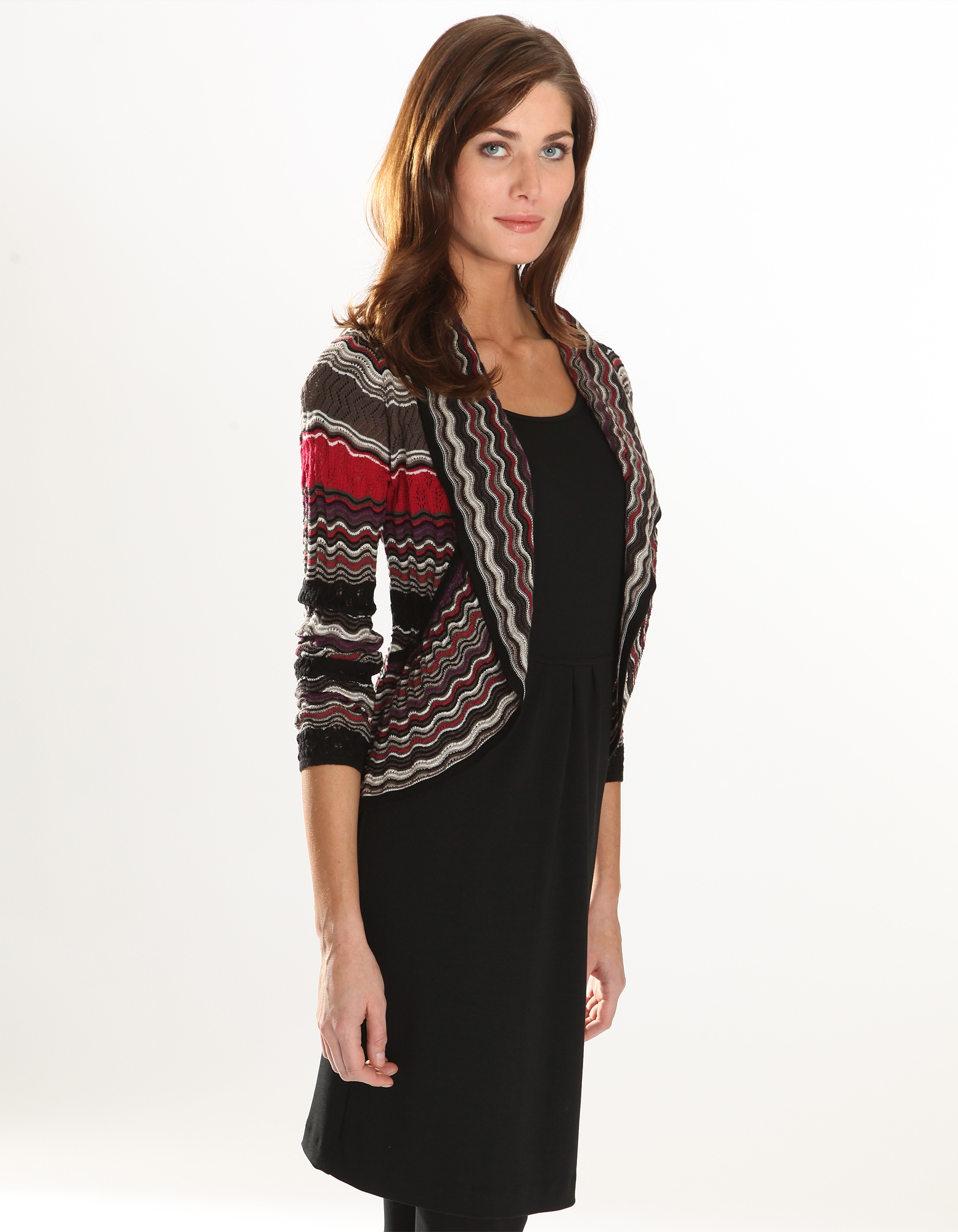 Mulitcolourstrickjacke