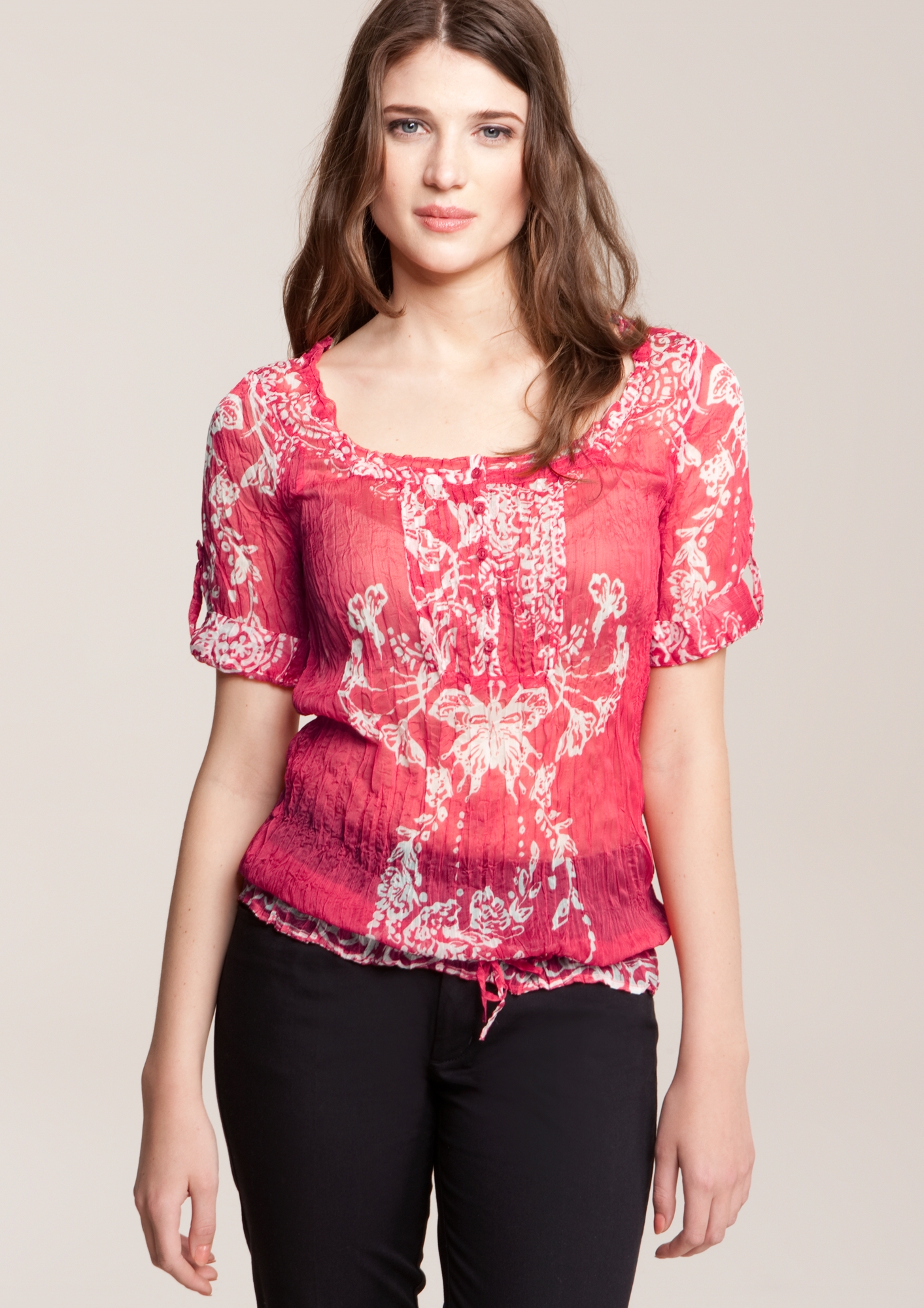 Chiffon-Bluse