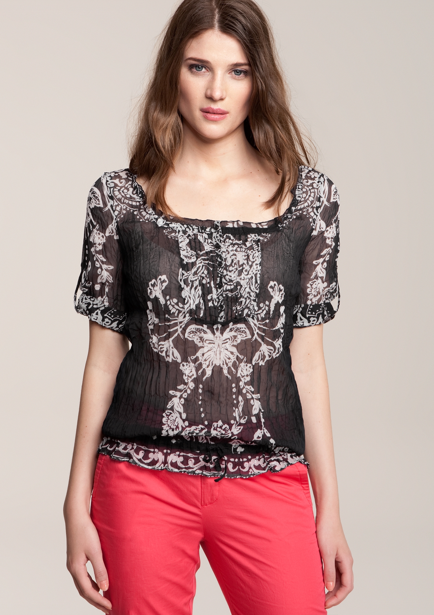Chiffon-Bluse