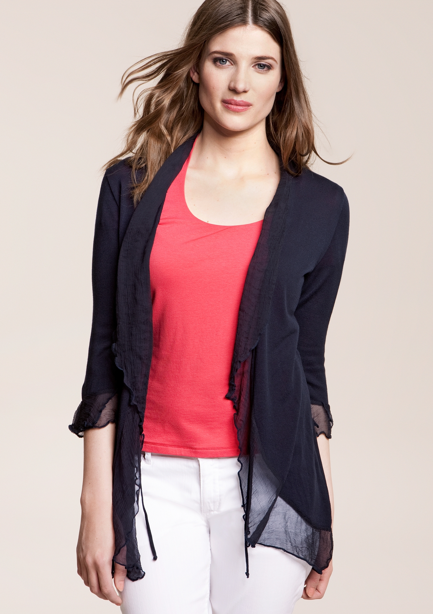 Feinstrickjacke