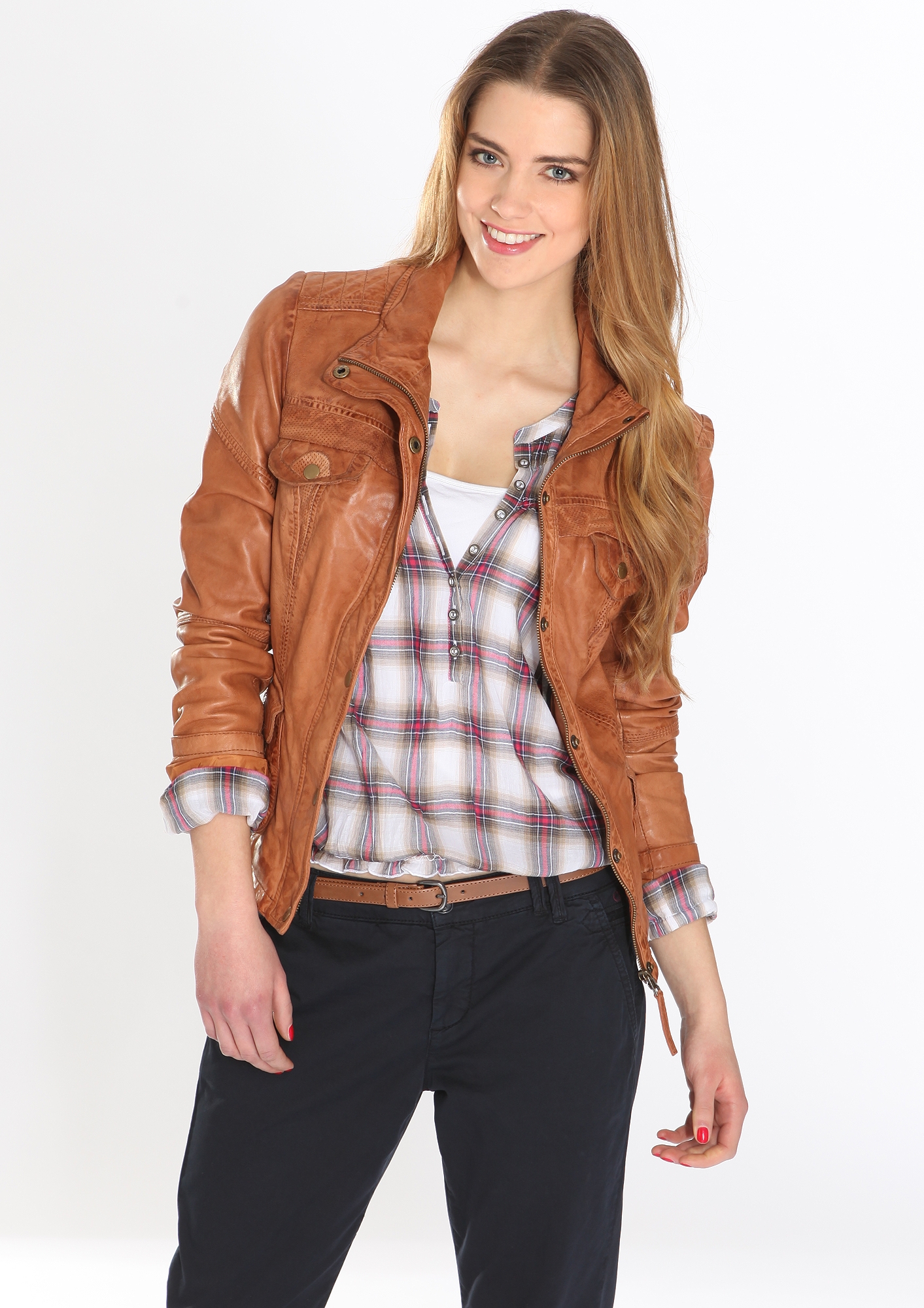 Lederjacke