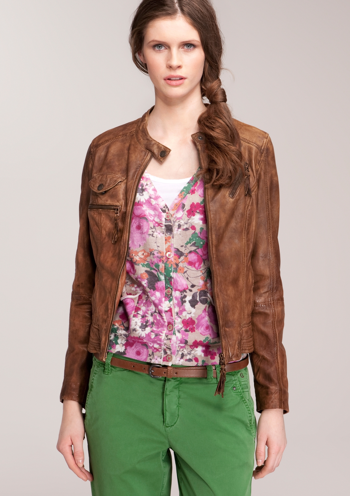 Lederjacke