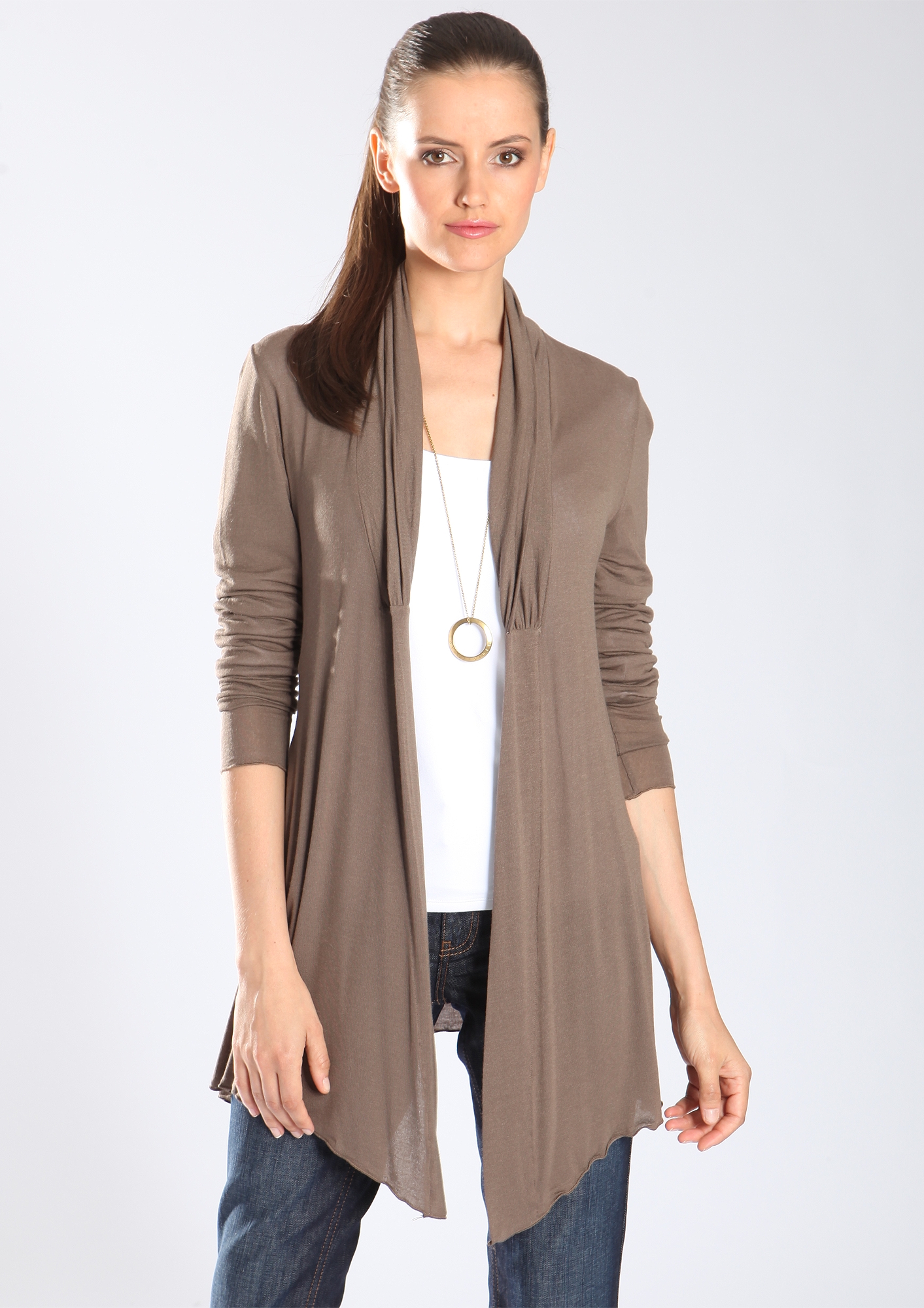 Feinstrickjacke