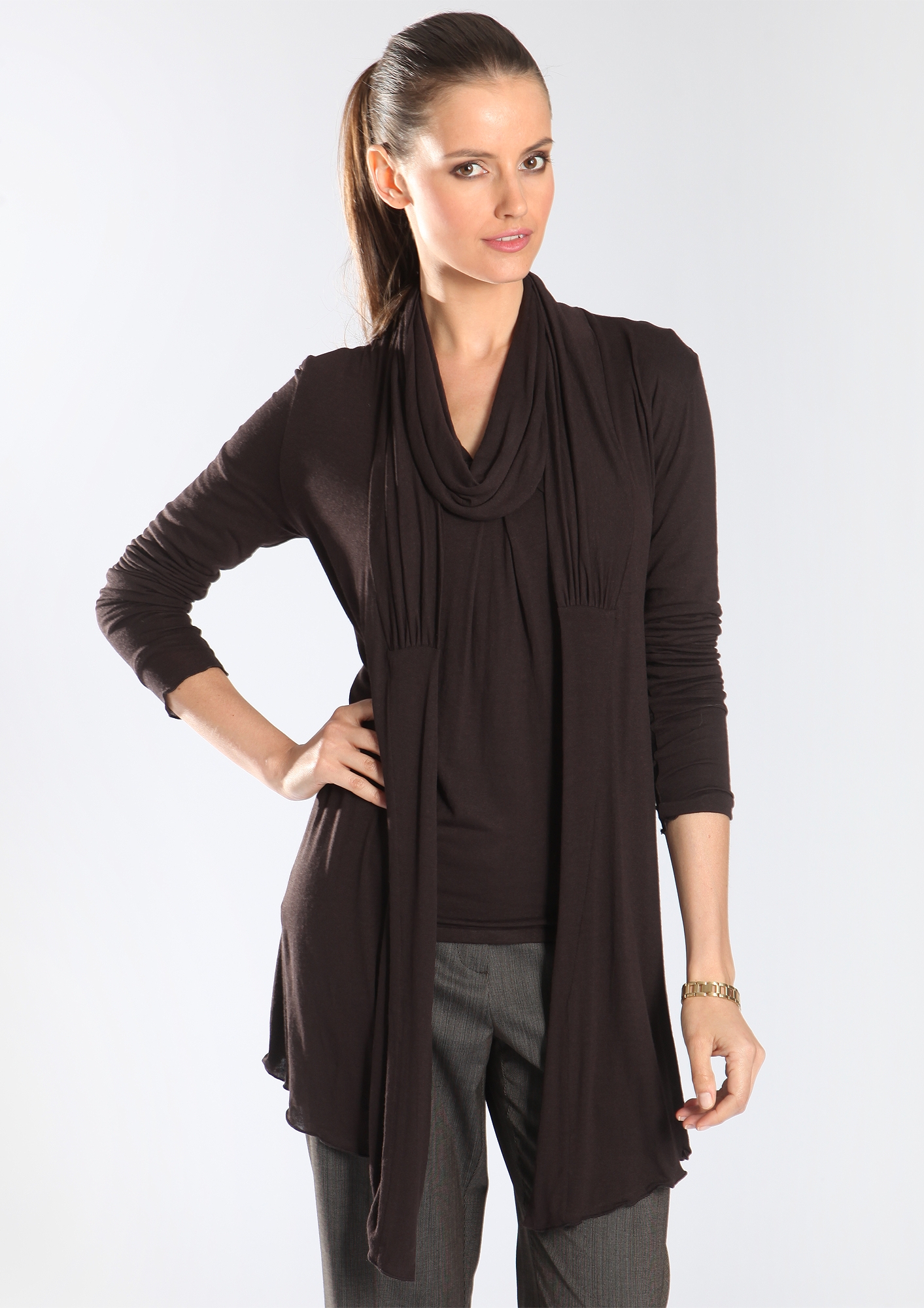 Feinstrickjacke