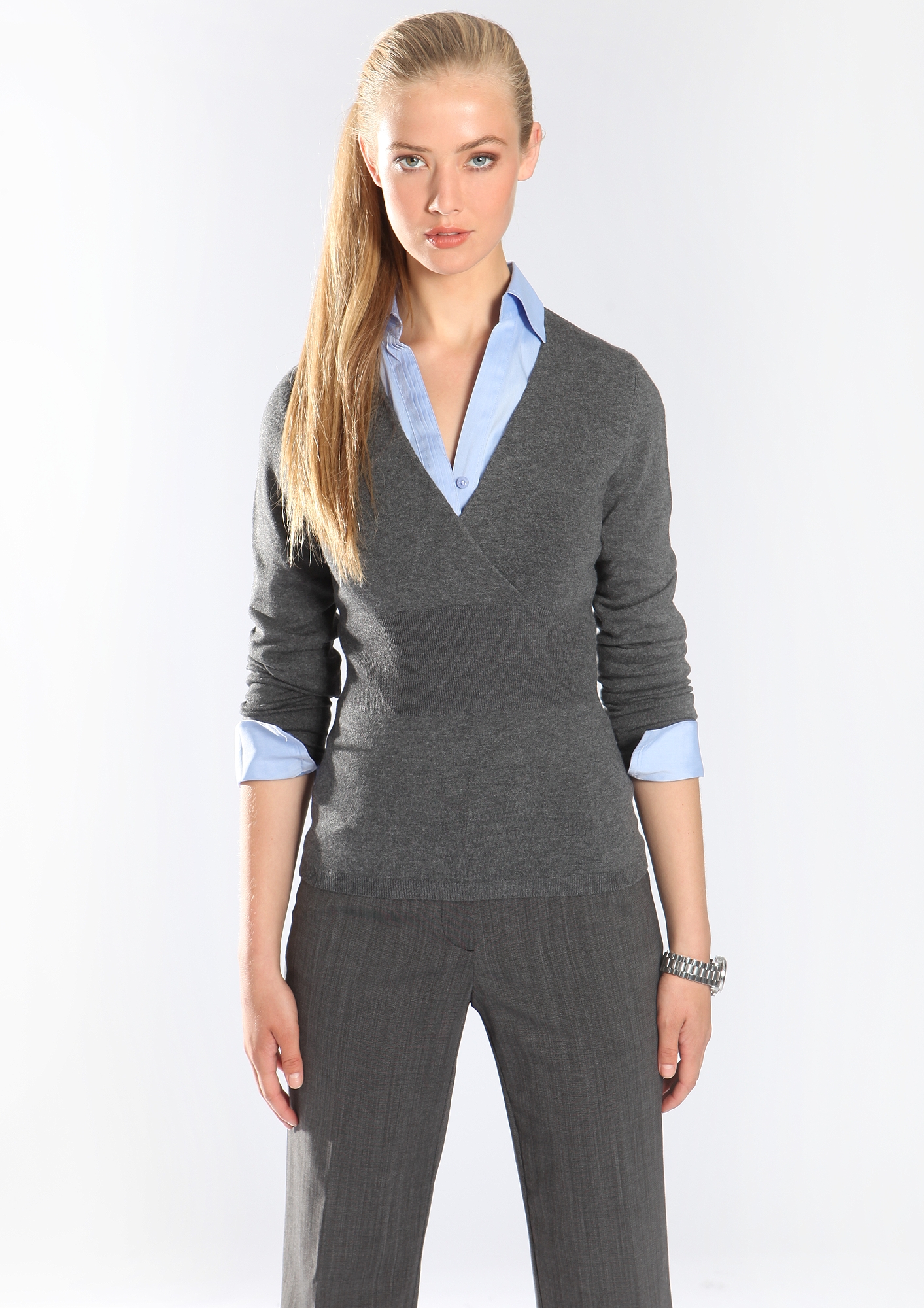 V-Neck-Pullover