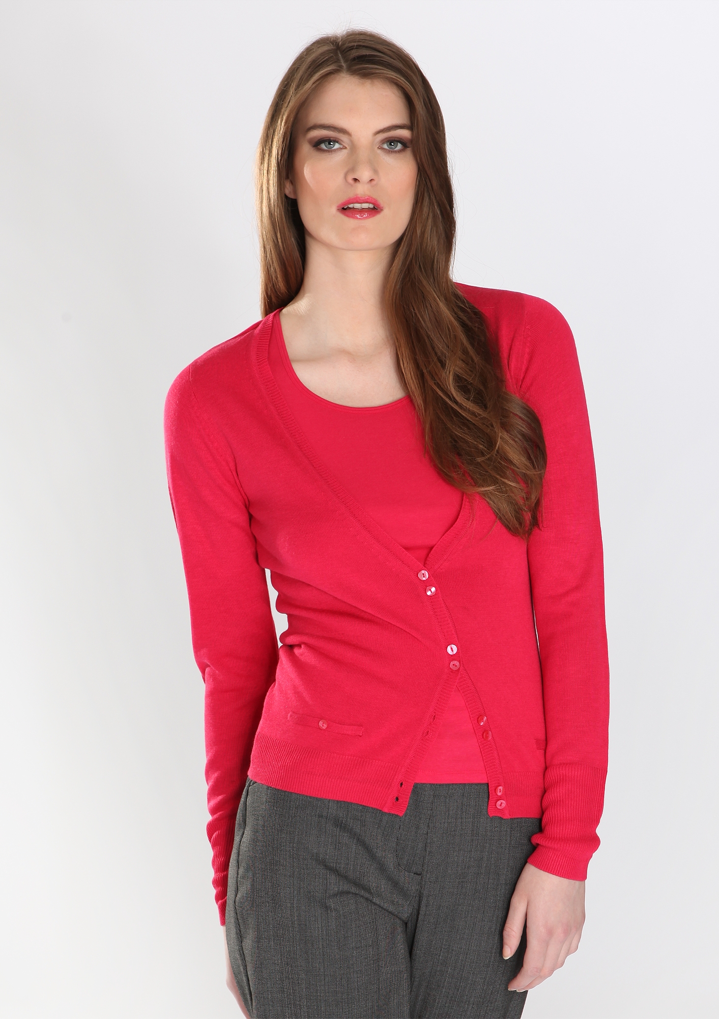 Feinstrickjacke